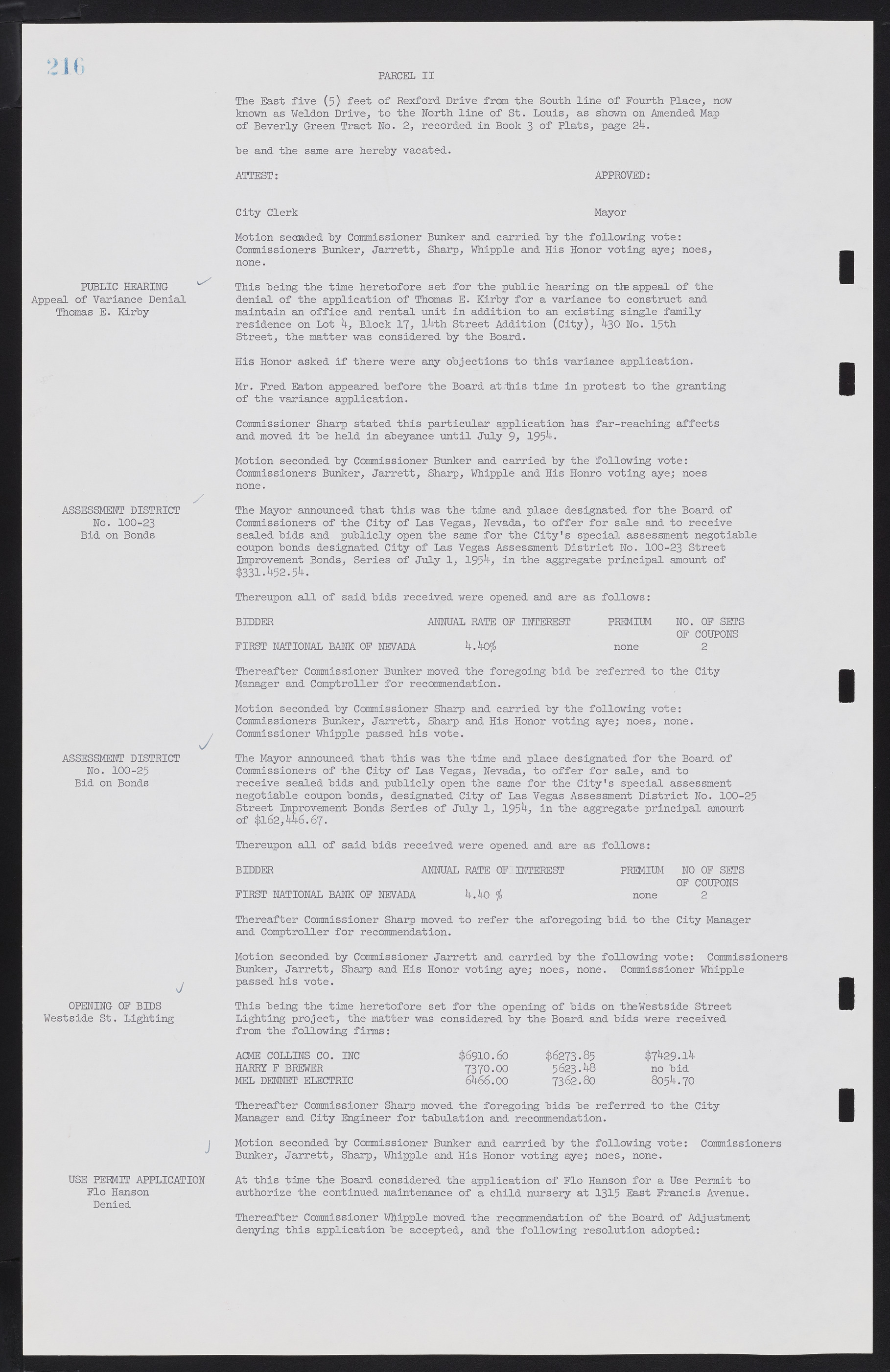 Las Vegas City Commission Minutes, February 17, 1954 to September 21, 1955, lvc000009-222