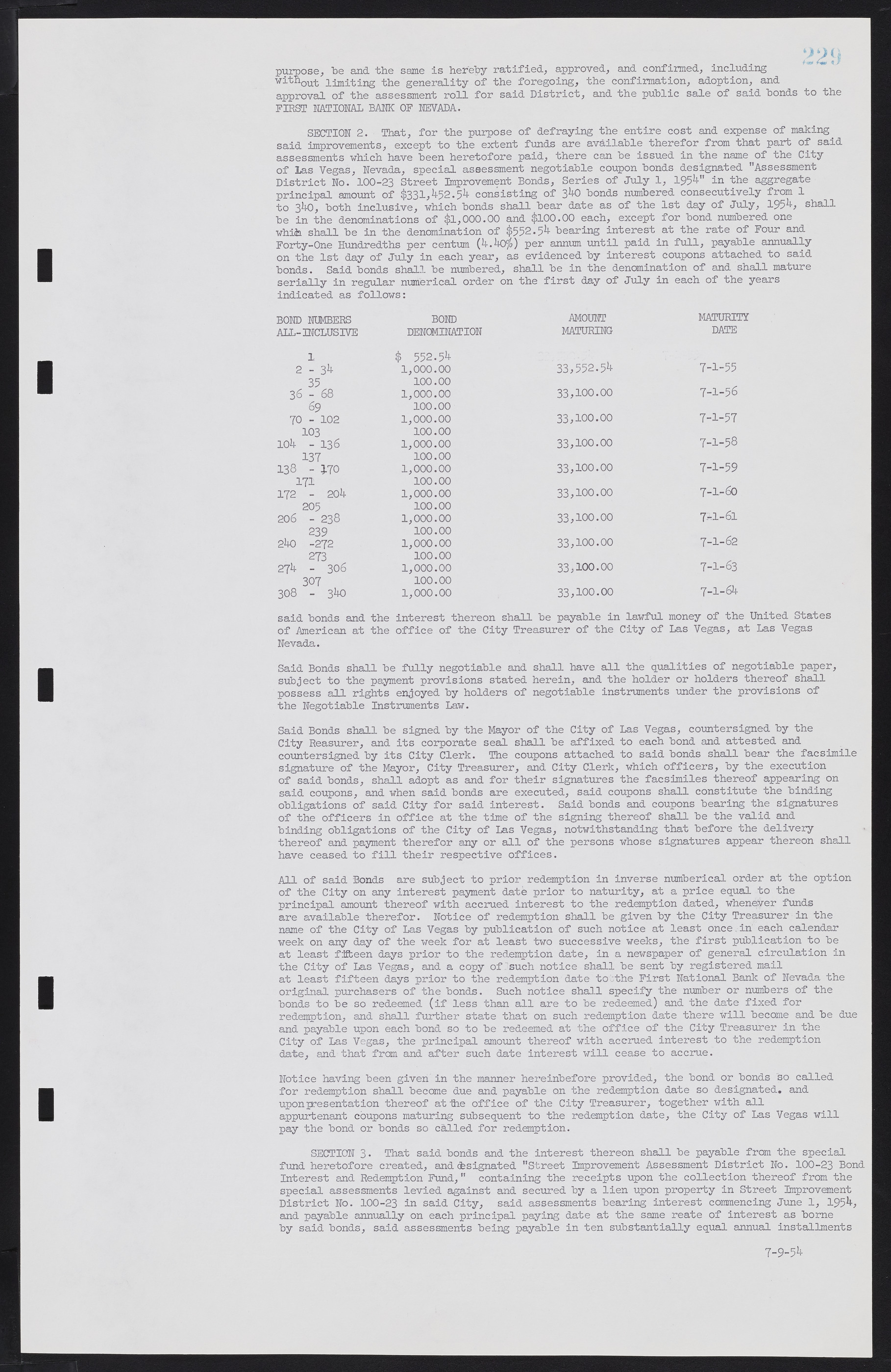Las Vegas City Commission Minutes, February 17, 1954 to September 21, 1955, lvc000009-235