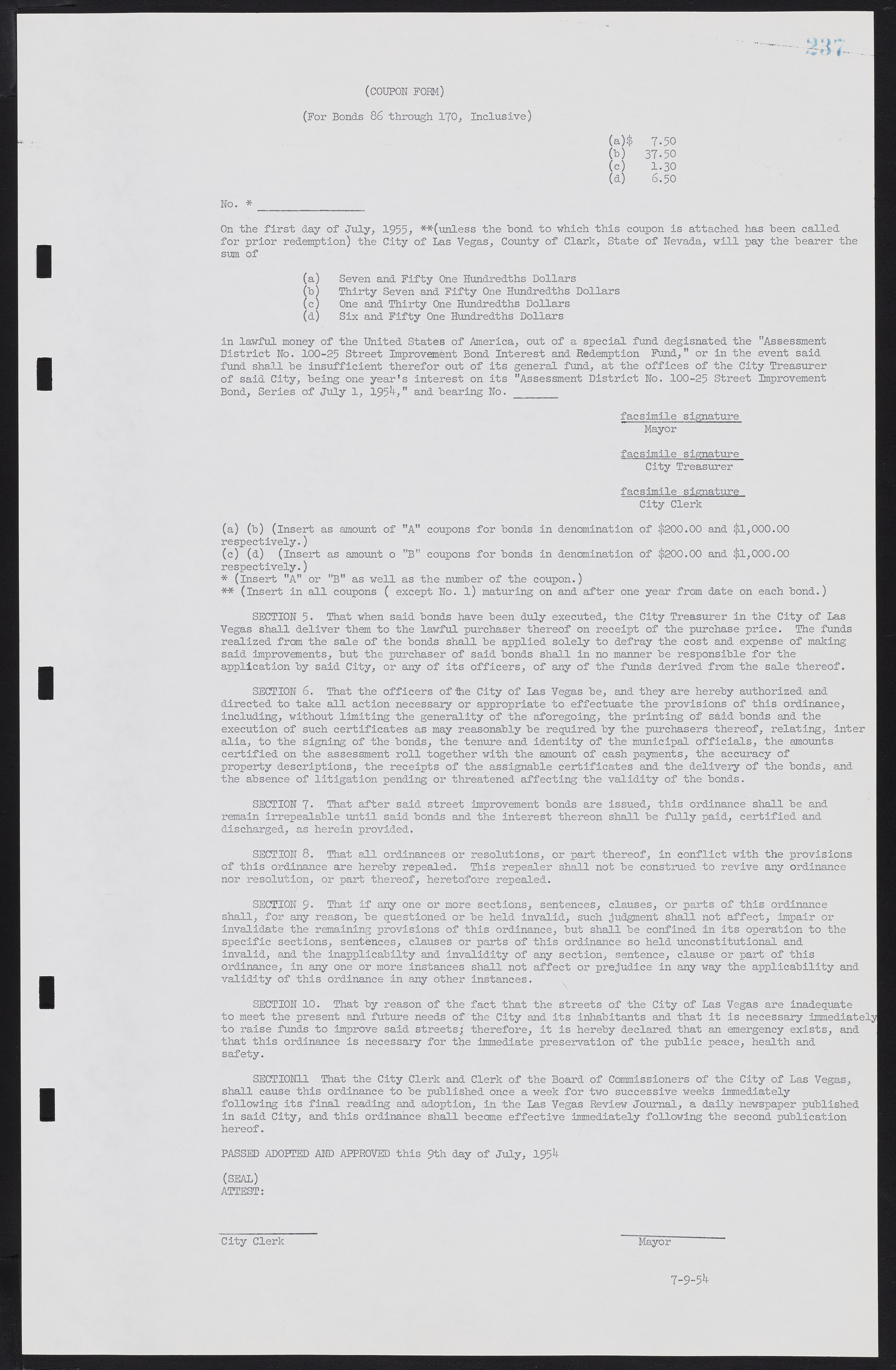 Las Vegas City Commission Minutes, February 17, 1954 to September 21, 1955, lvc000009-243