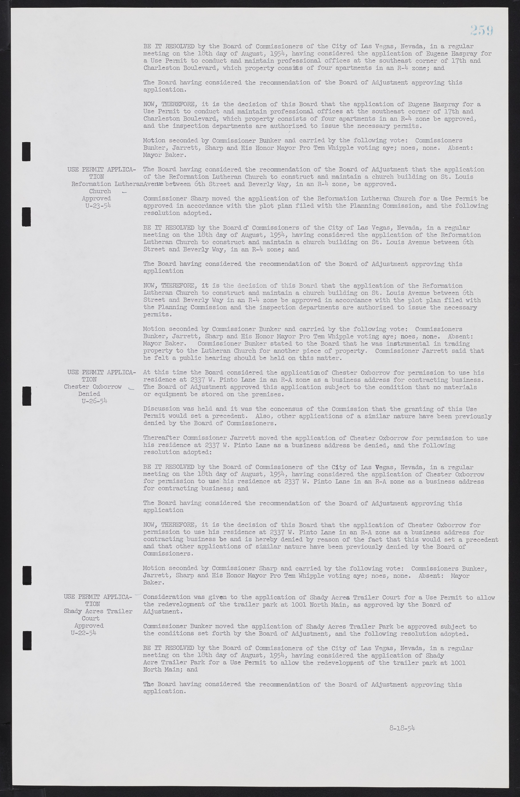Las Vegas City Commission Minutes, February 17, 1954 to September 21, 1955, lvc000009-265