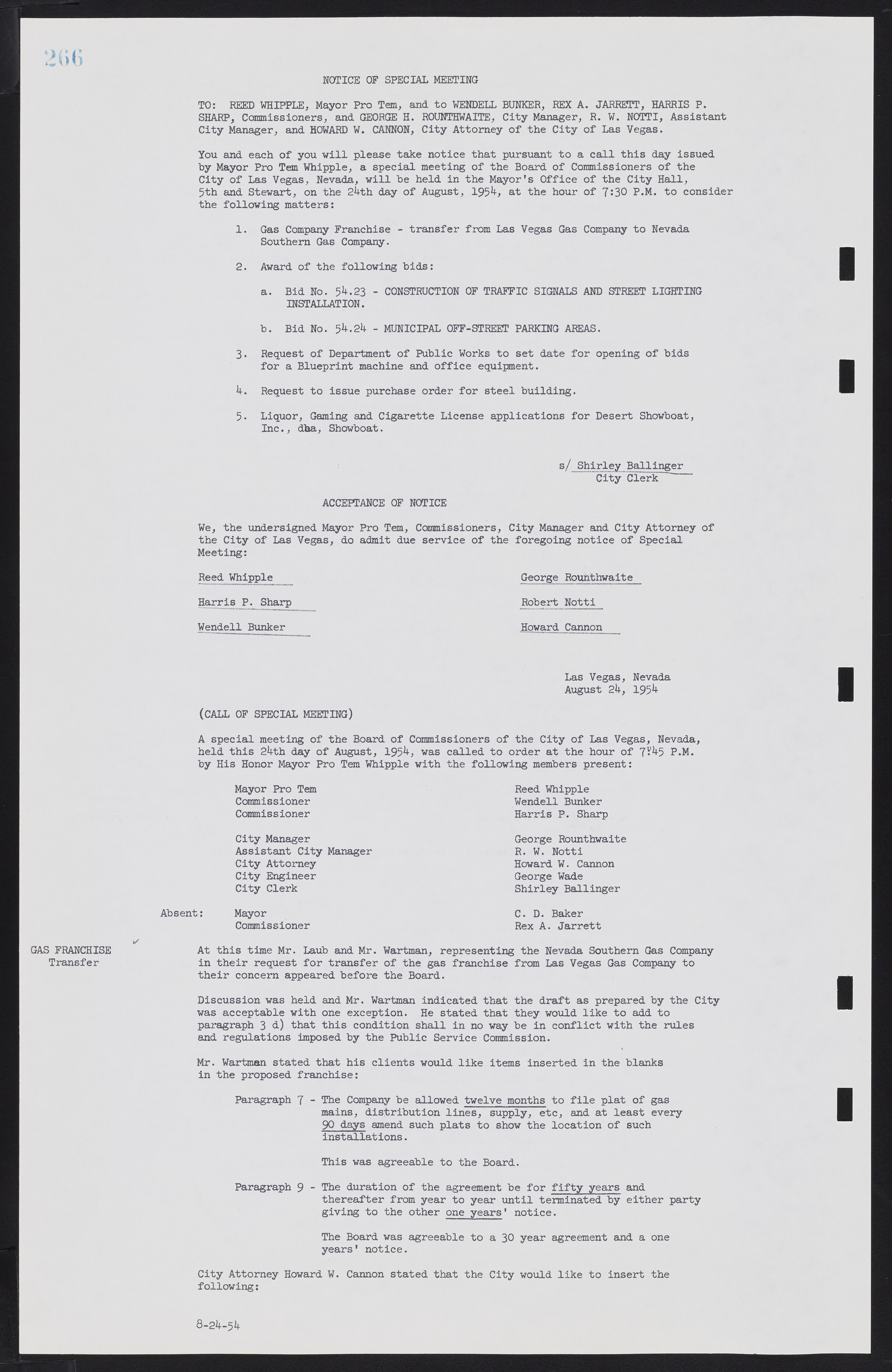 Las Vegas City Commission Minutes, February 17, 1954 to September 21, 1955, lvc000009-272