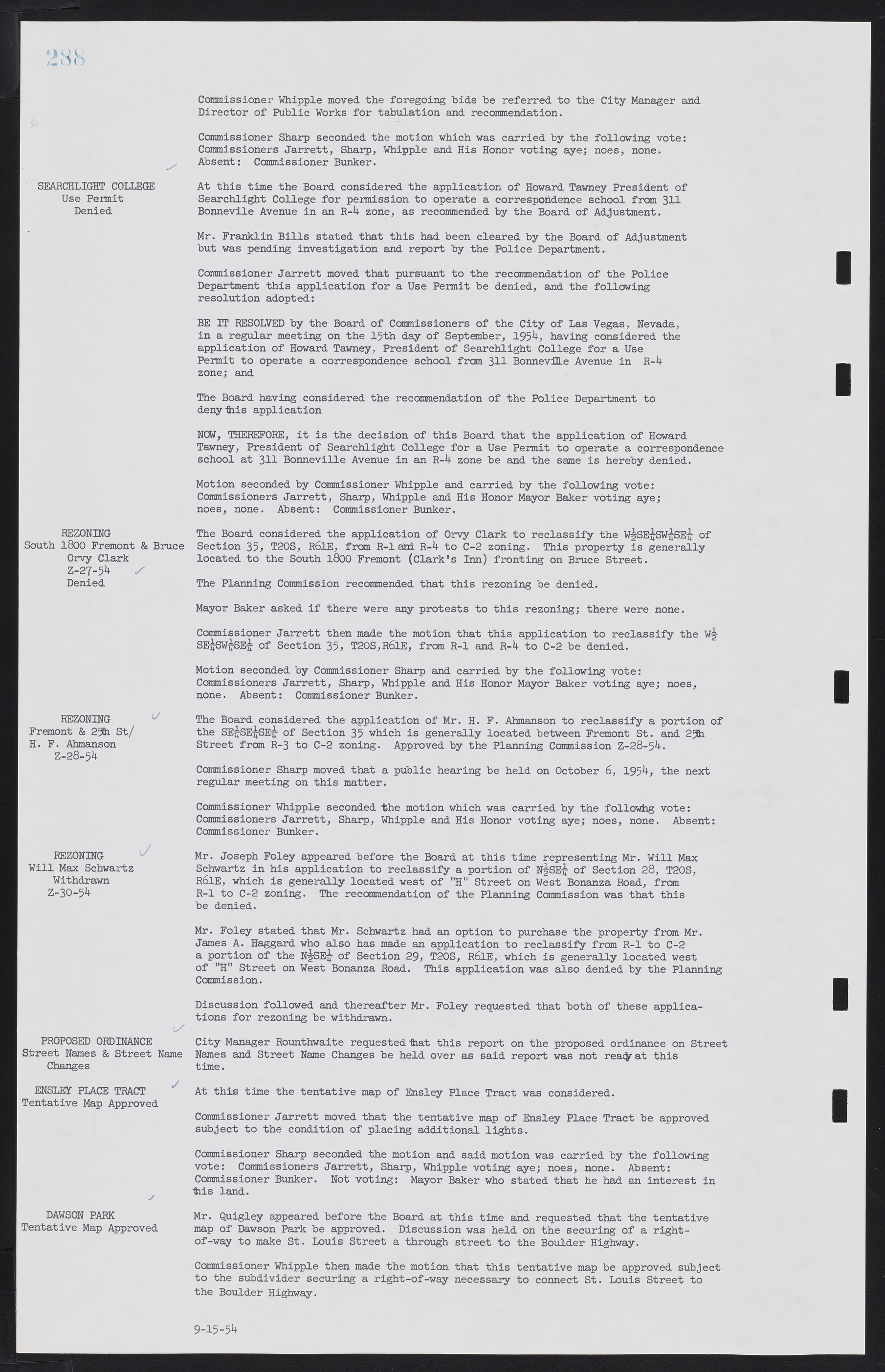 Las Vegas City Commission Minutes, February 17, 1954 to September 21, 1955, lvc000009-294