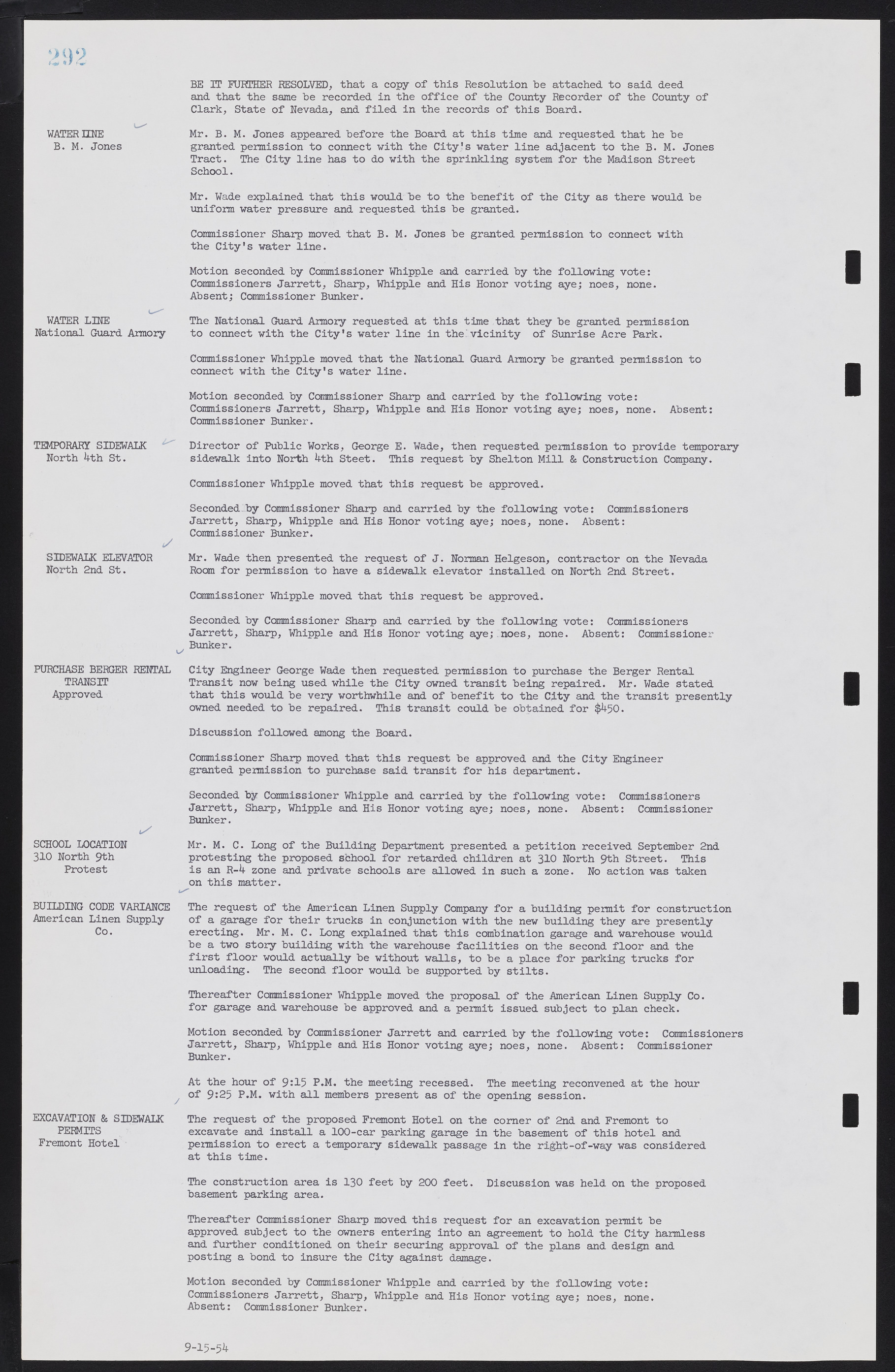 Las Vegas City Commission Minutes, February 17, 1954 to September 21, 1955, lvc000009-298
