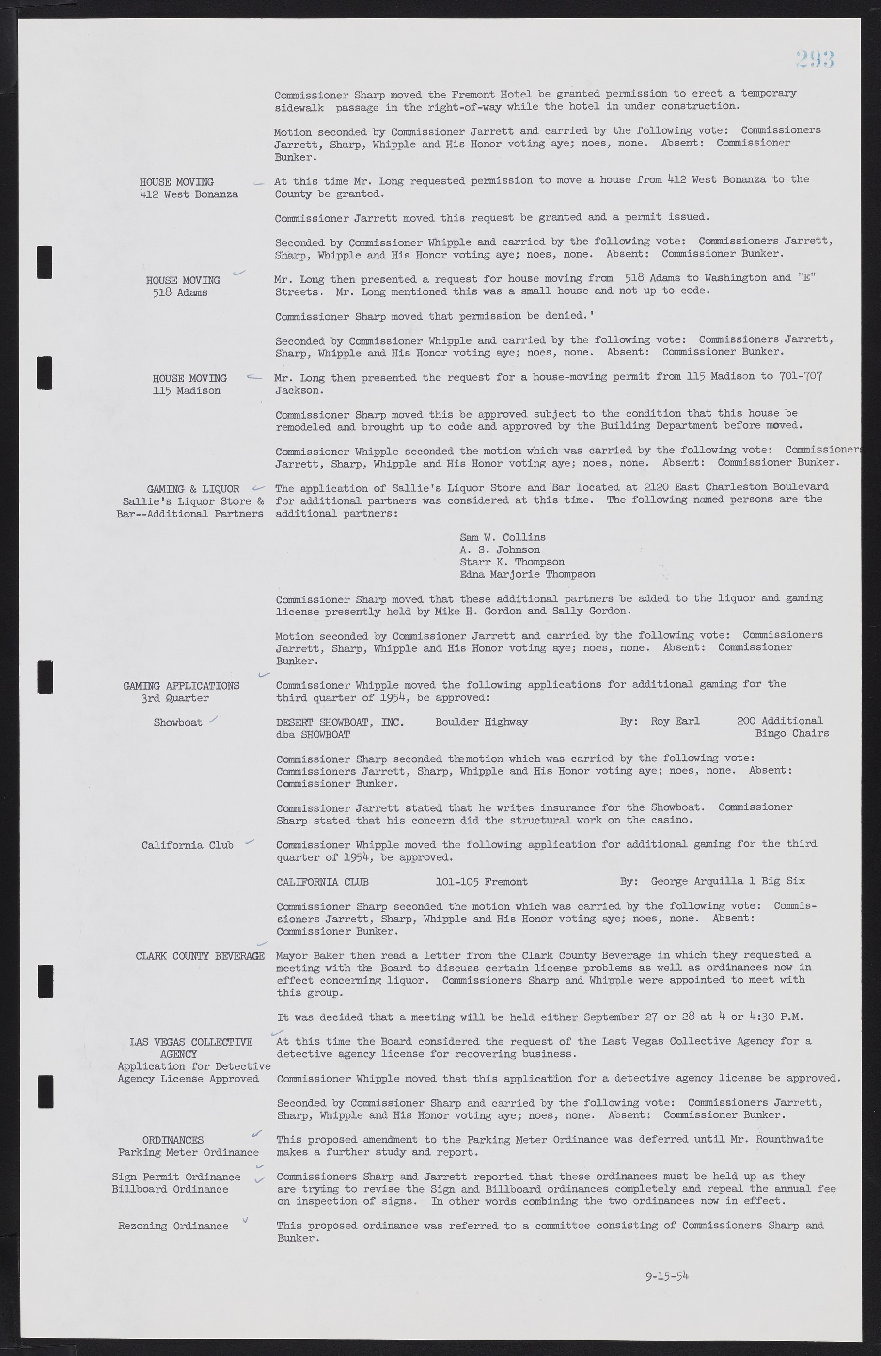 Las Vegas City Commission Minutes, February 17, 1954 to September 21, 1955, lvc000009-299