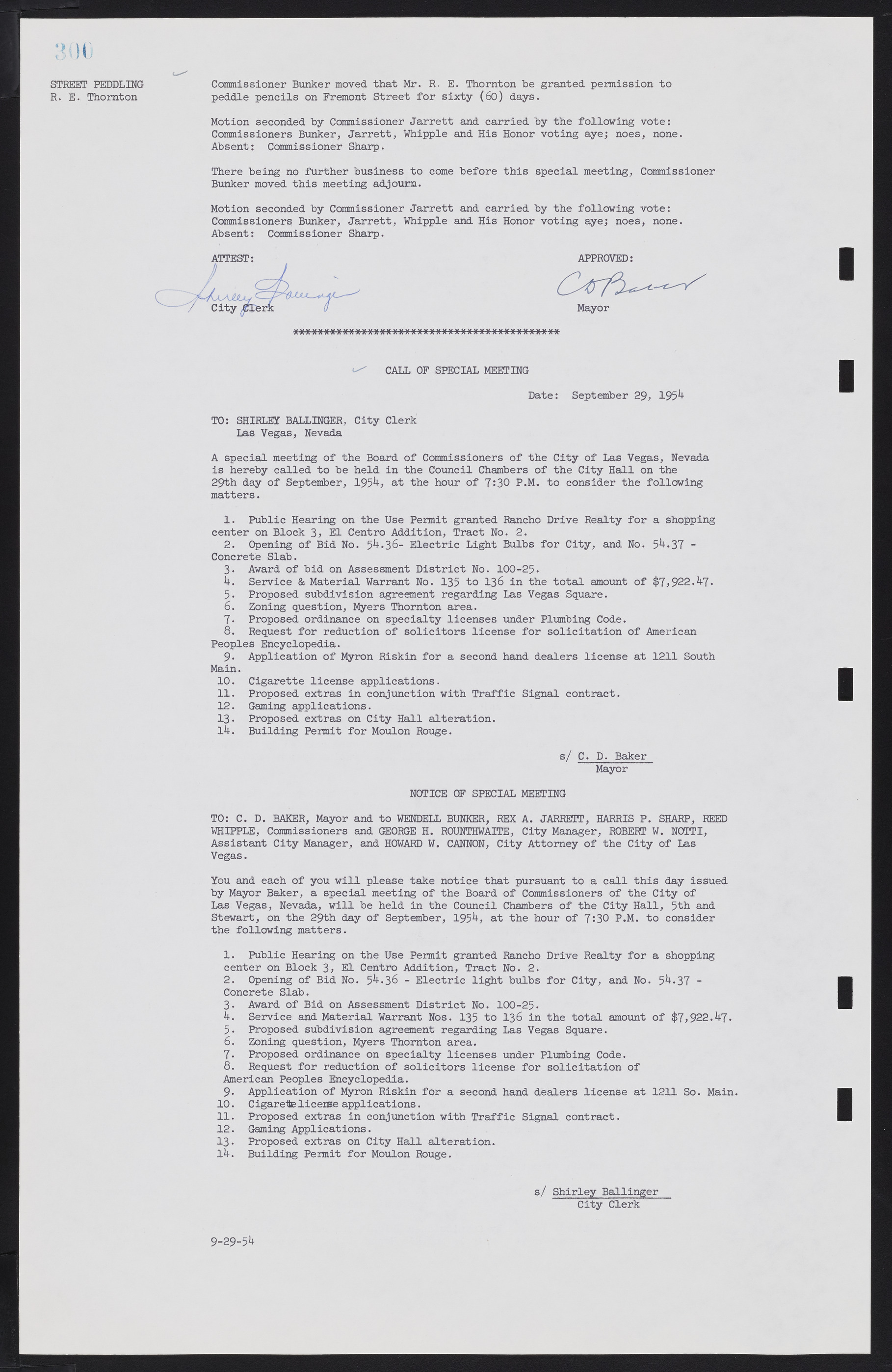 Las Vegas City Commission Minutes, February 17, 1954 to September 21, 1955, lvc000009-306
