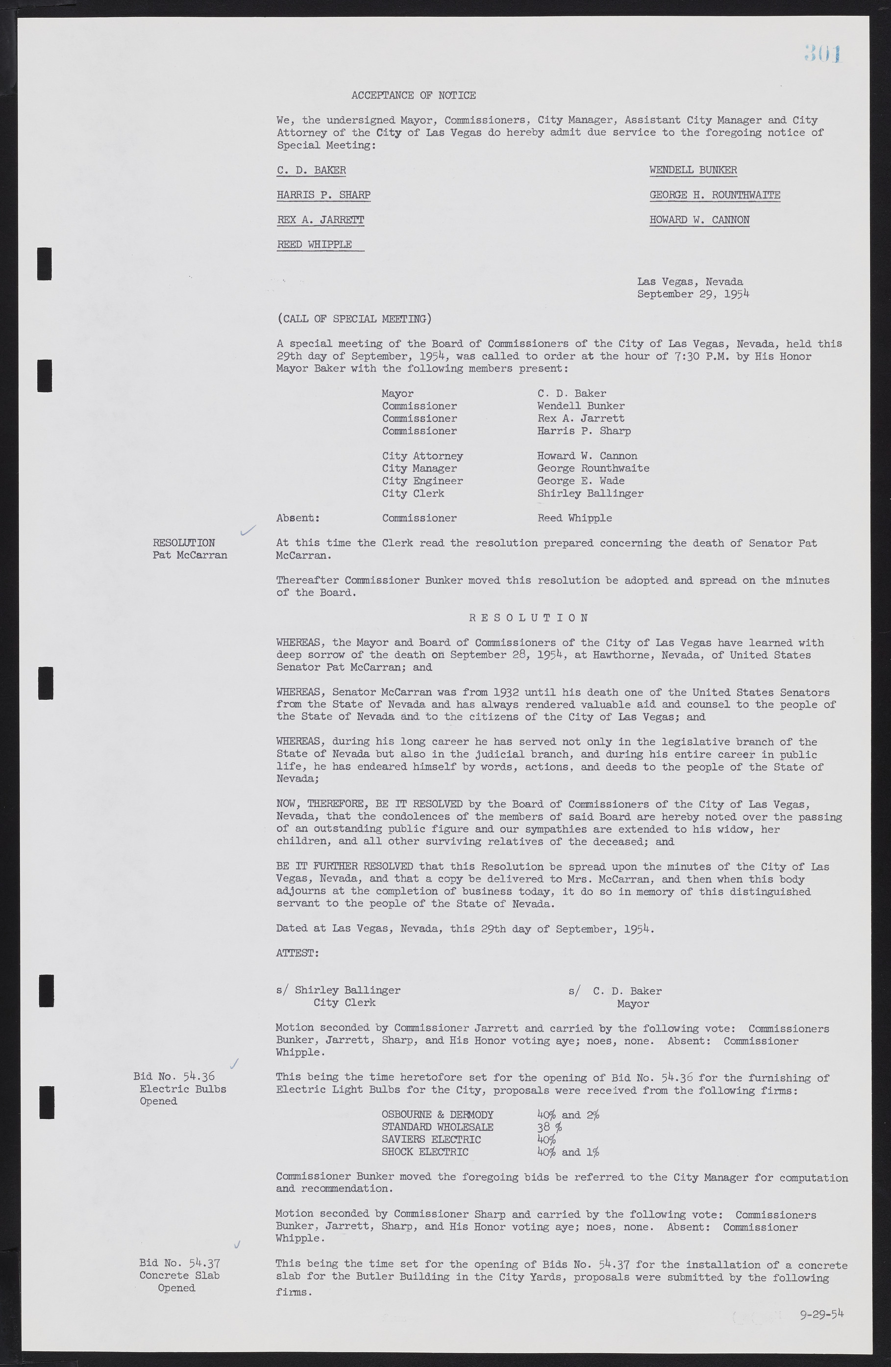 Las Vegas City Commission Minutes, February 17, 1954 to September 21, 1955, lvc000009-307