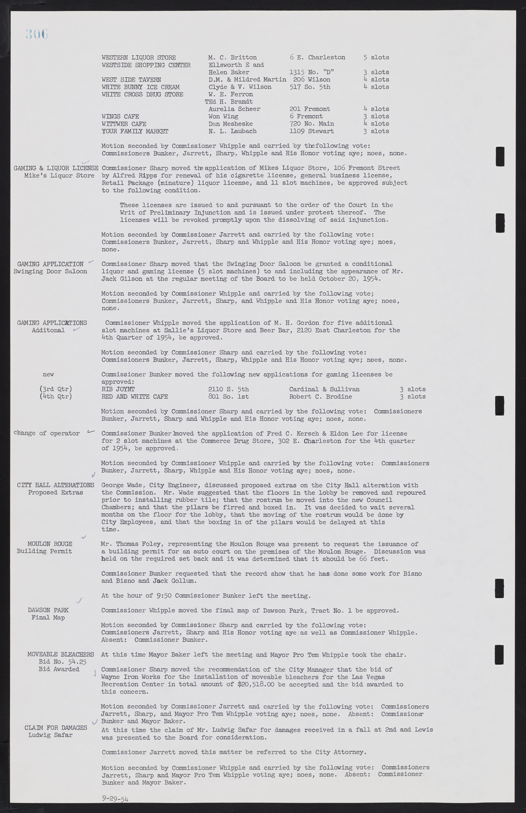 Las Vegas City Commission Minutes, February 17, 1954 to September 21, 1955, lvc000009-312