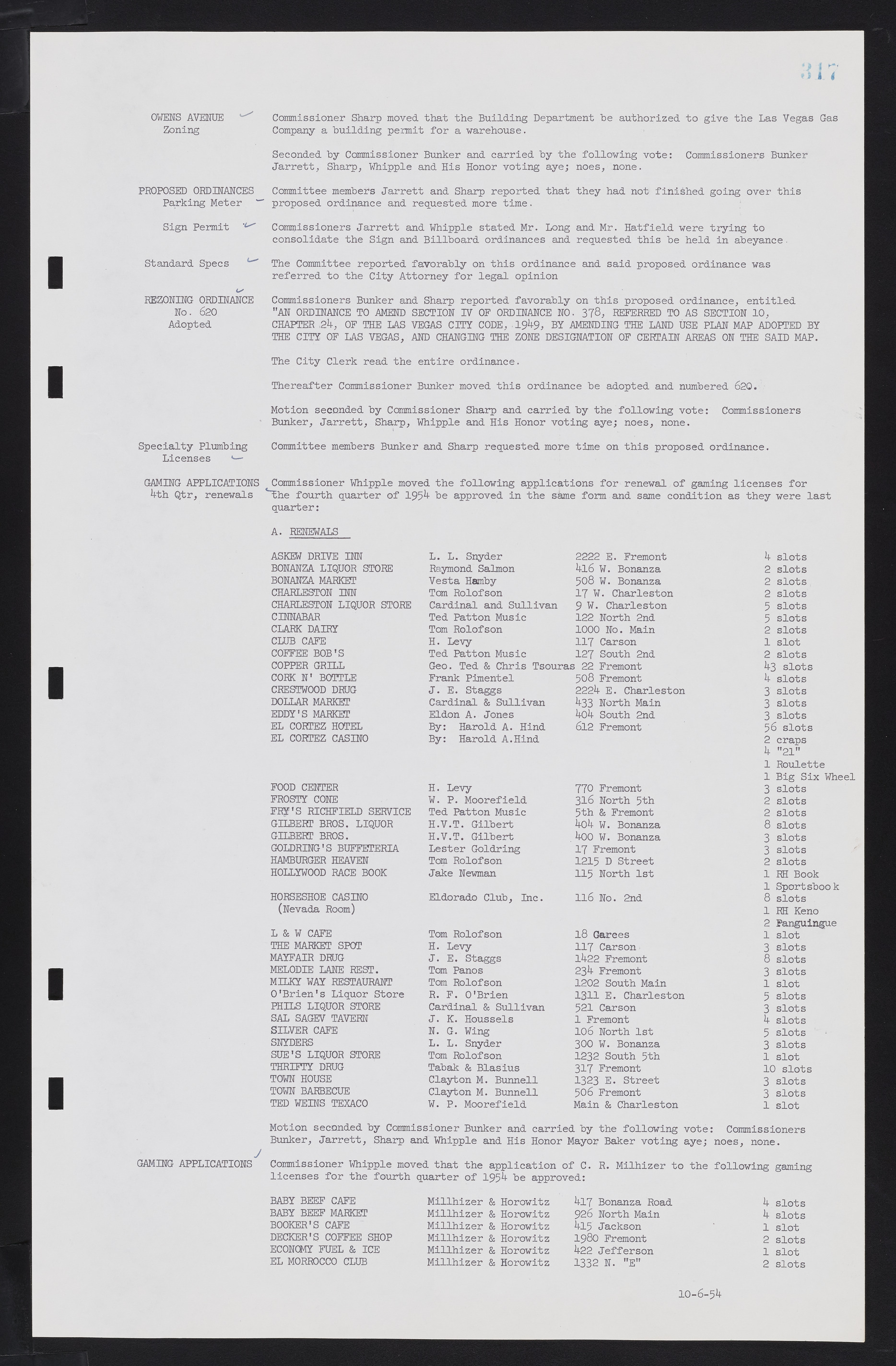 Las Vegas City Commission Minutes, February 17, 1954 to September 21, 1955, lvc000009-323