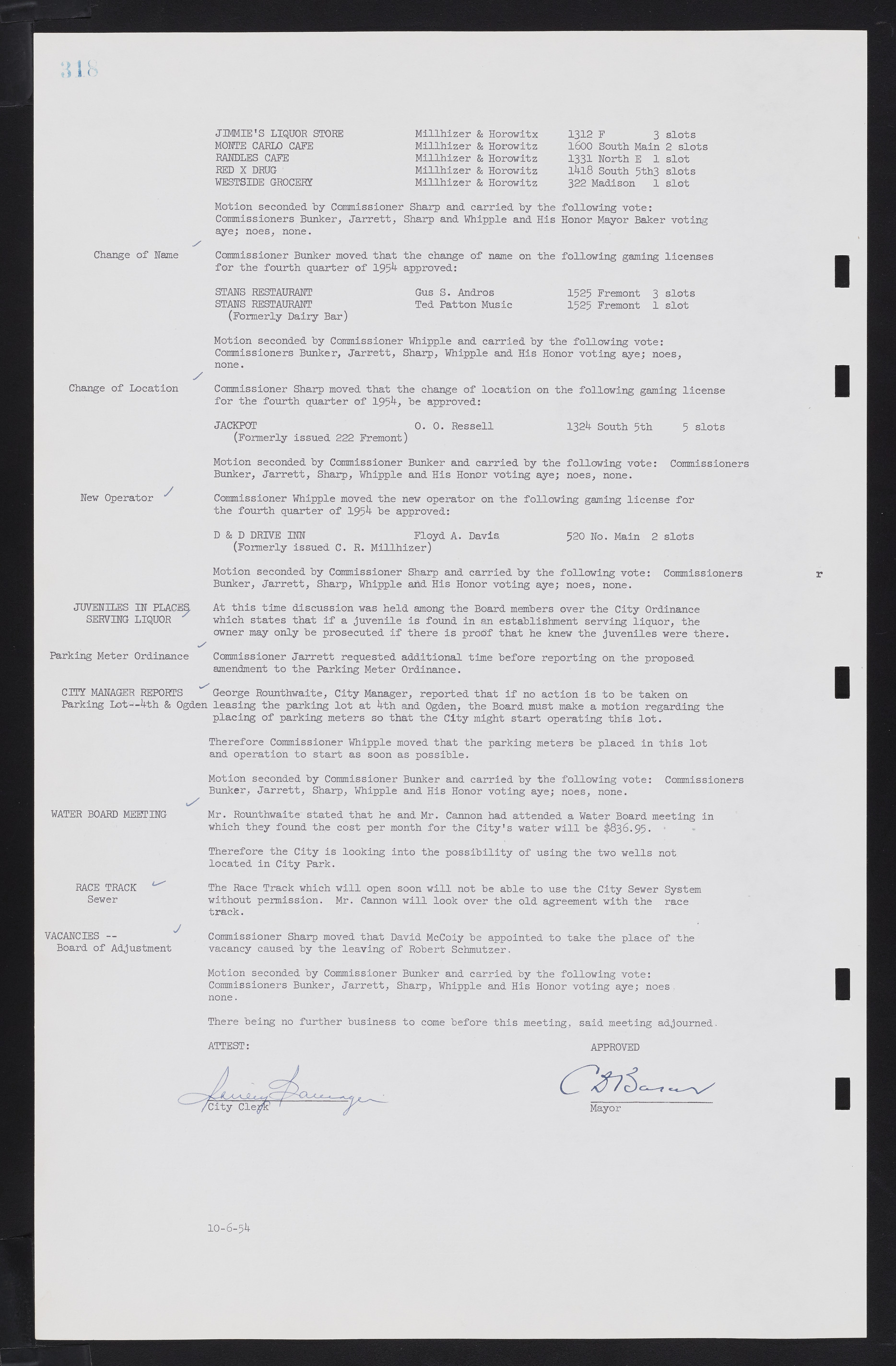 Las Vegas City Commission Minutes, February 17, 1954 to September 21, 1955, lvc000009-324