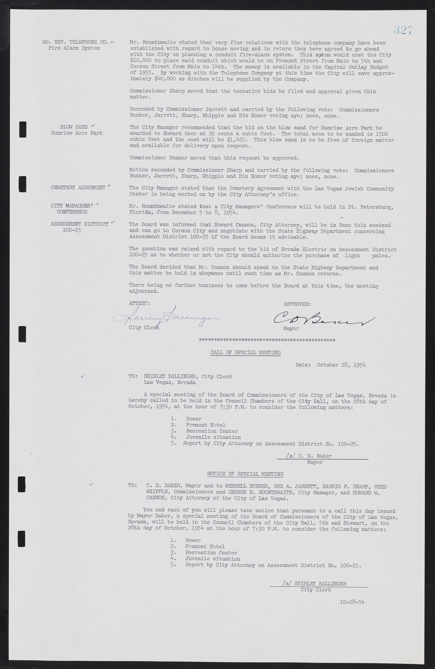 Las Vegas City Commission Minutes, February 17, 1954 to September 21, 1955, lvc000009-333