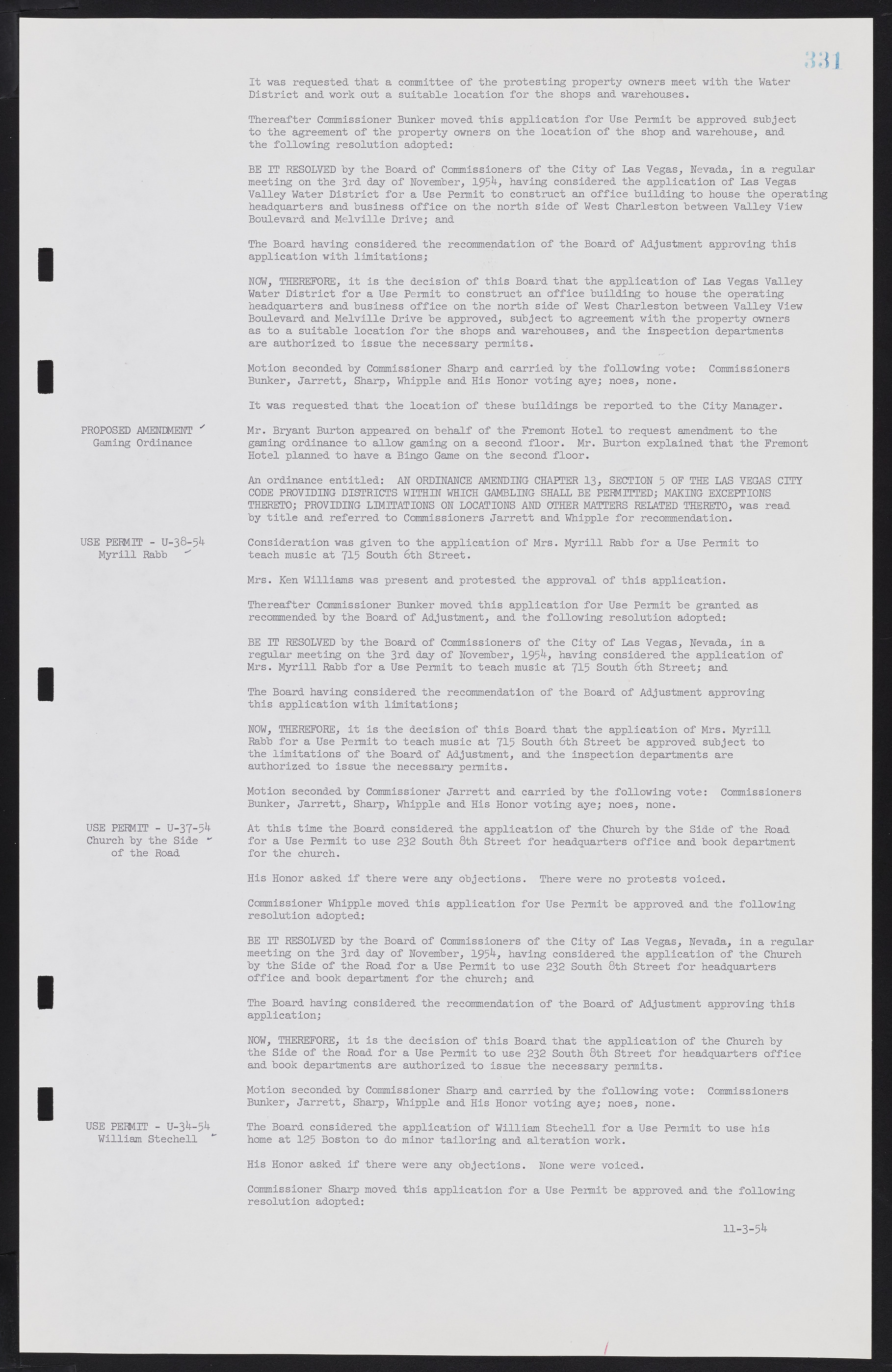 Las Vegas City Commission Minutes, February 17, 1954 to September 21, 1955, lvc000009-337