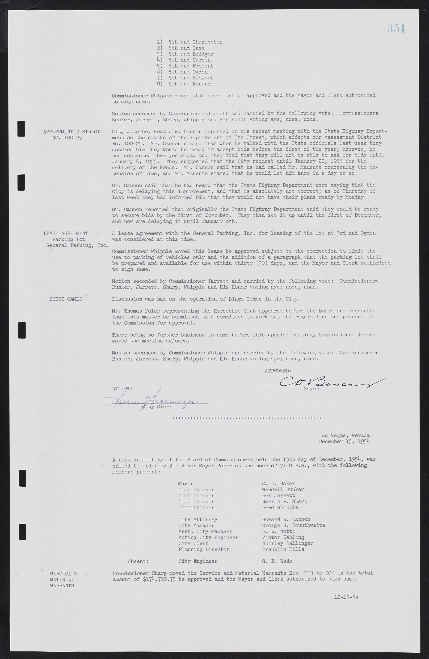 Las Vegas City Commission Minutes, February 17, 1954 to September 21, 1955, lvc000009-357