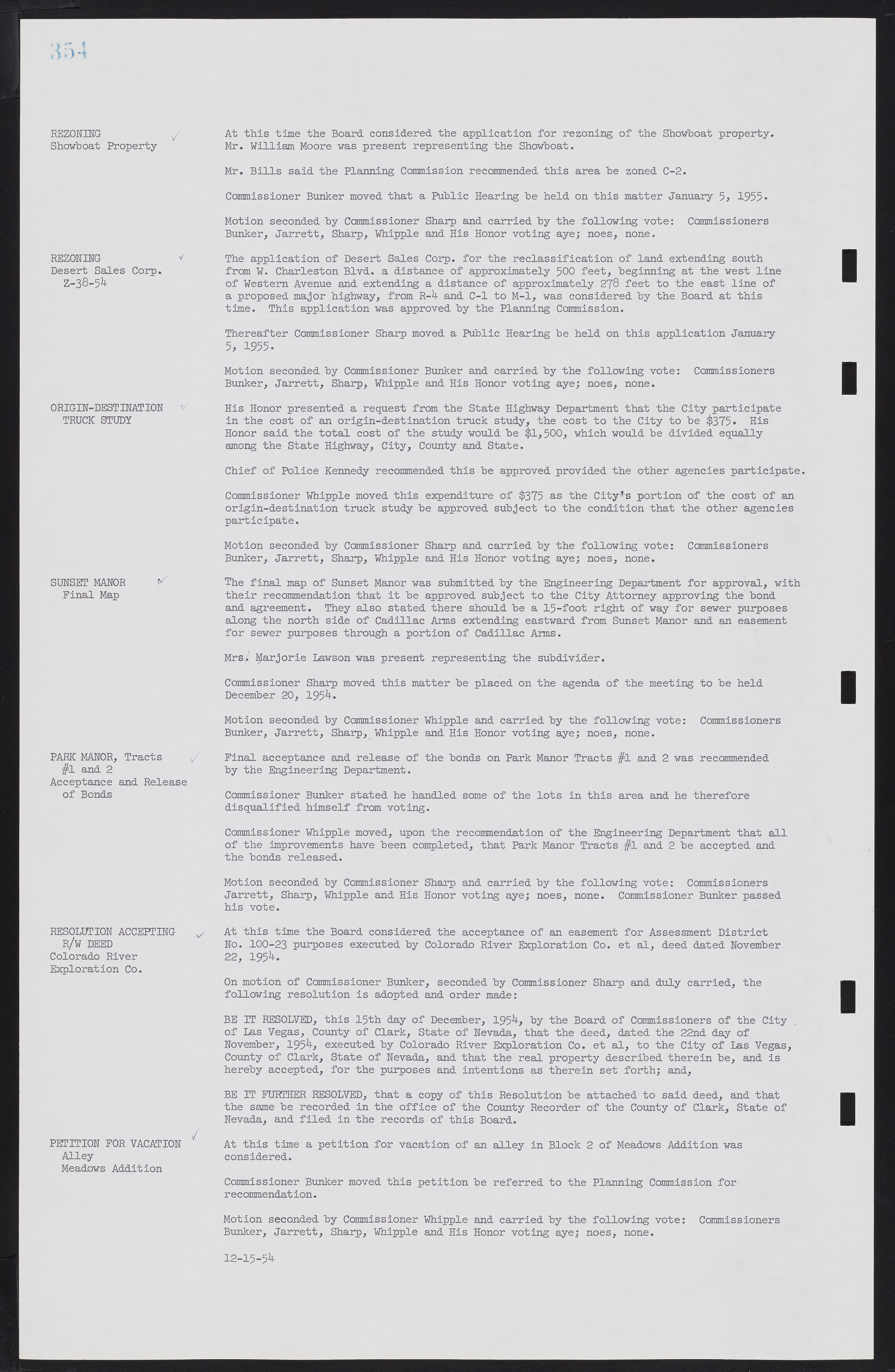 Las Vegas City Commission Minutes, February 17, 1954 to September 21, 1955, lvc000009-360