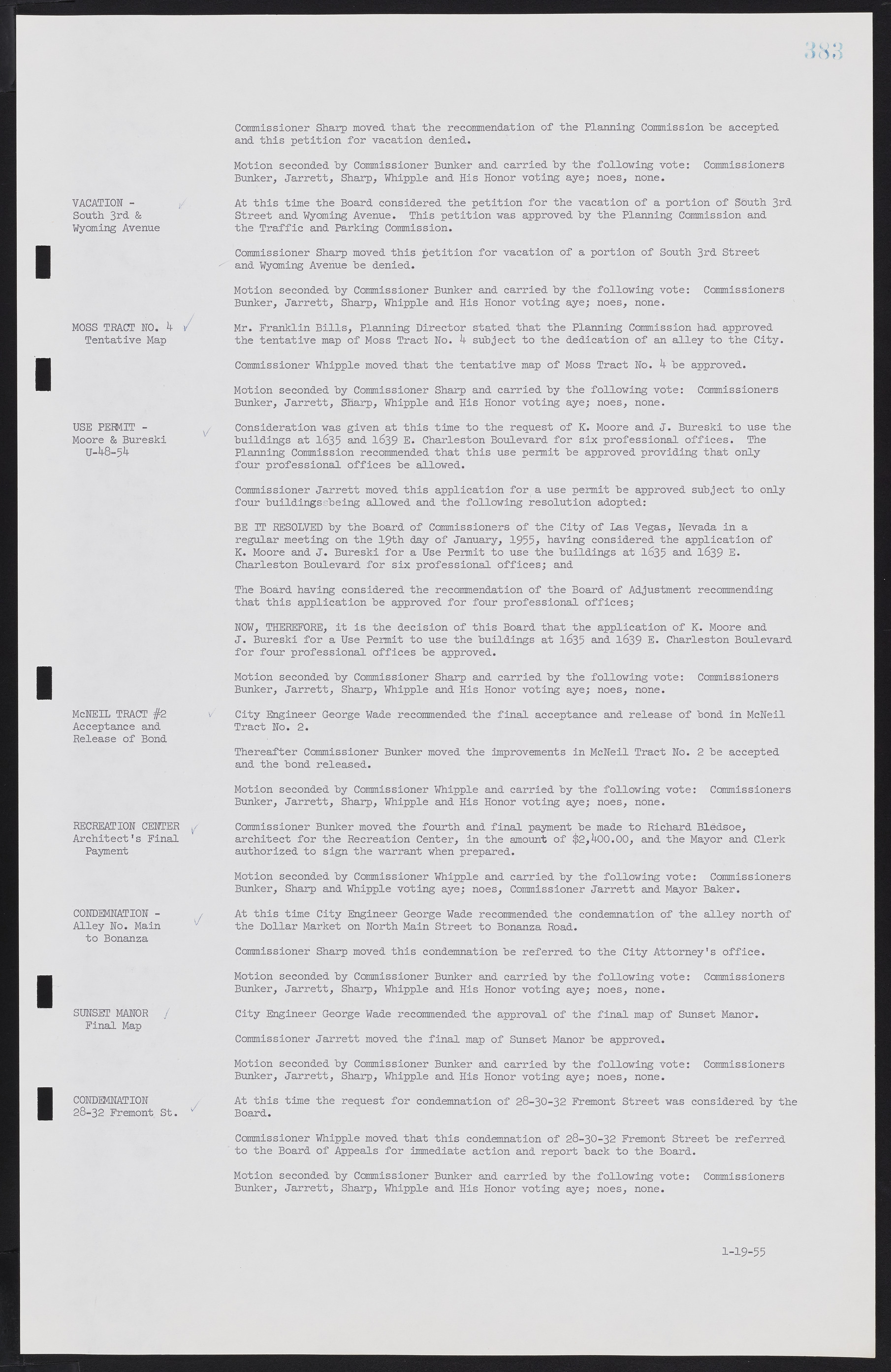 Las Vegas City Commission Minutes, February 17, 1954 to September 21, 1955, lvc000009-389