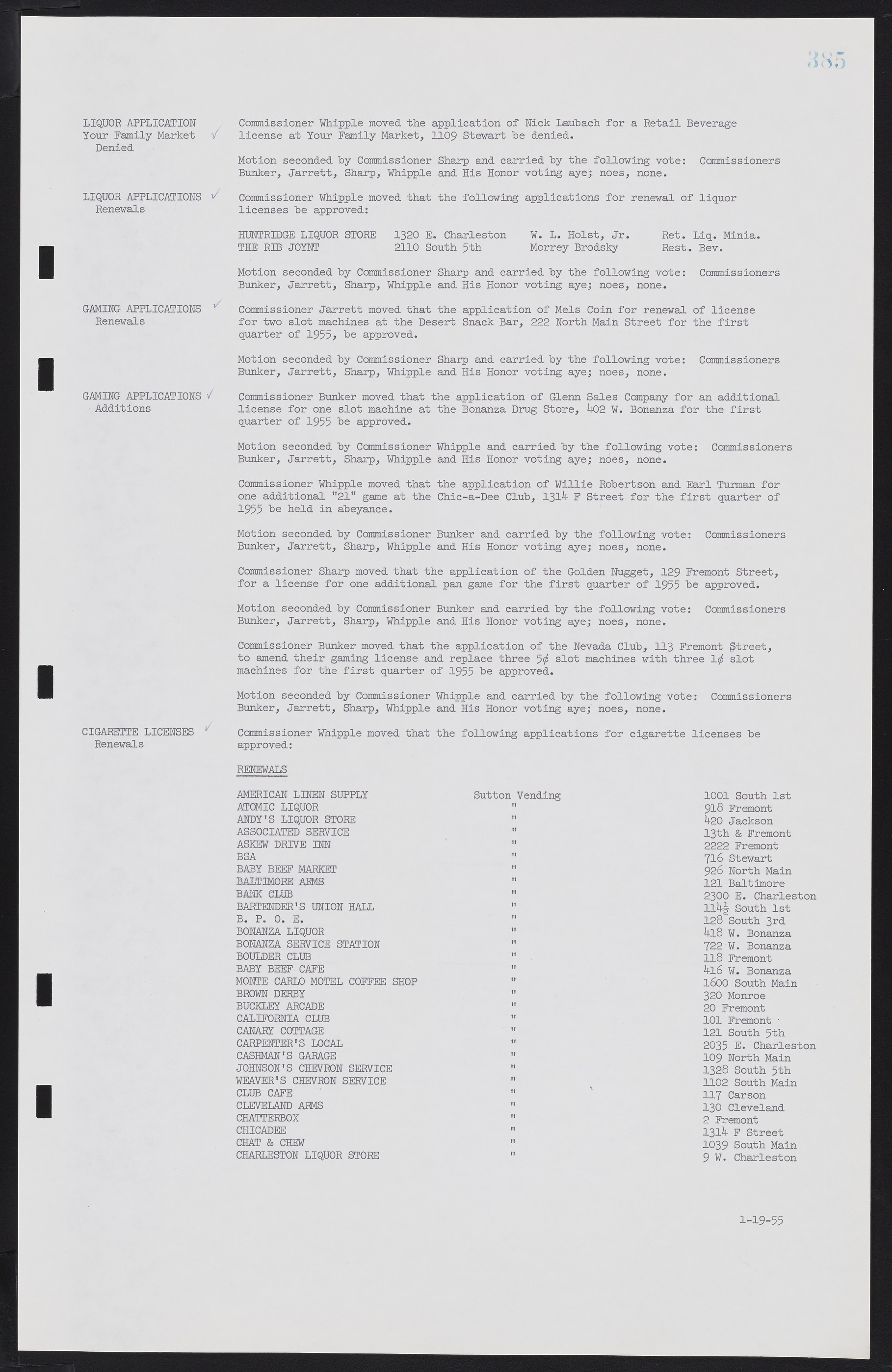 Las Vegas City Commission Minutes, February 17, 1954 to September 21, 1955, lvc000009-391