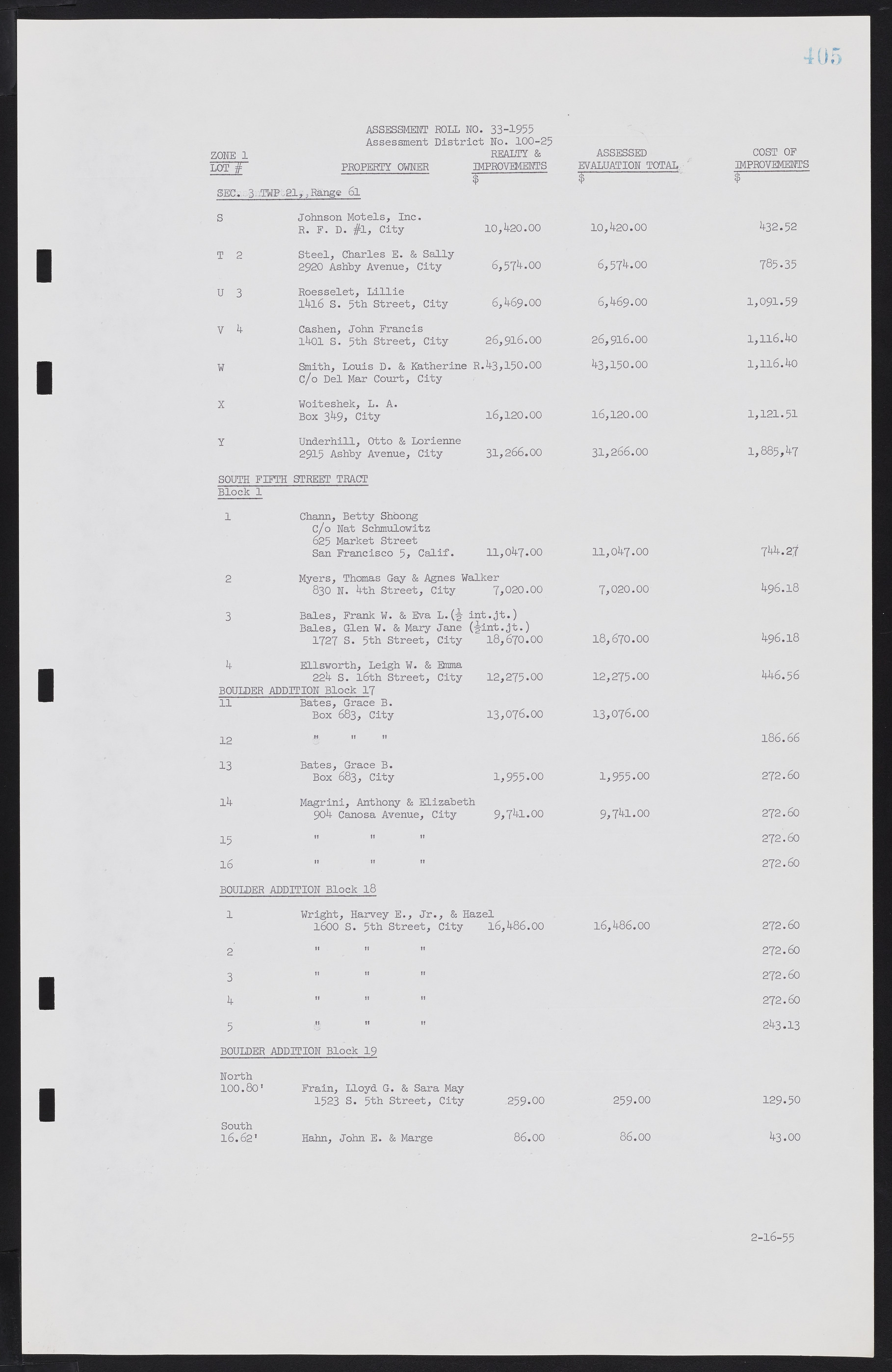 Las Vegas City Commission Minutes, February 17, 1954 to September 21, 1955, lvc000009-411