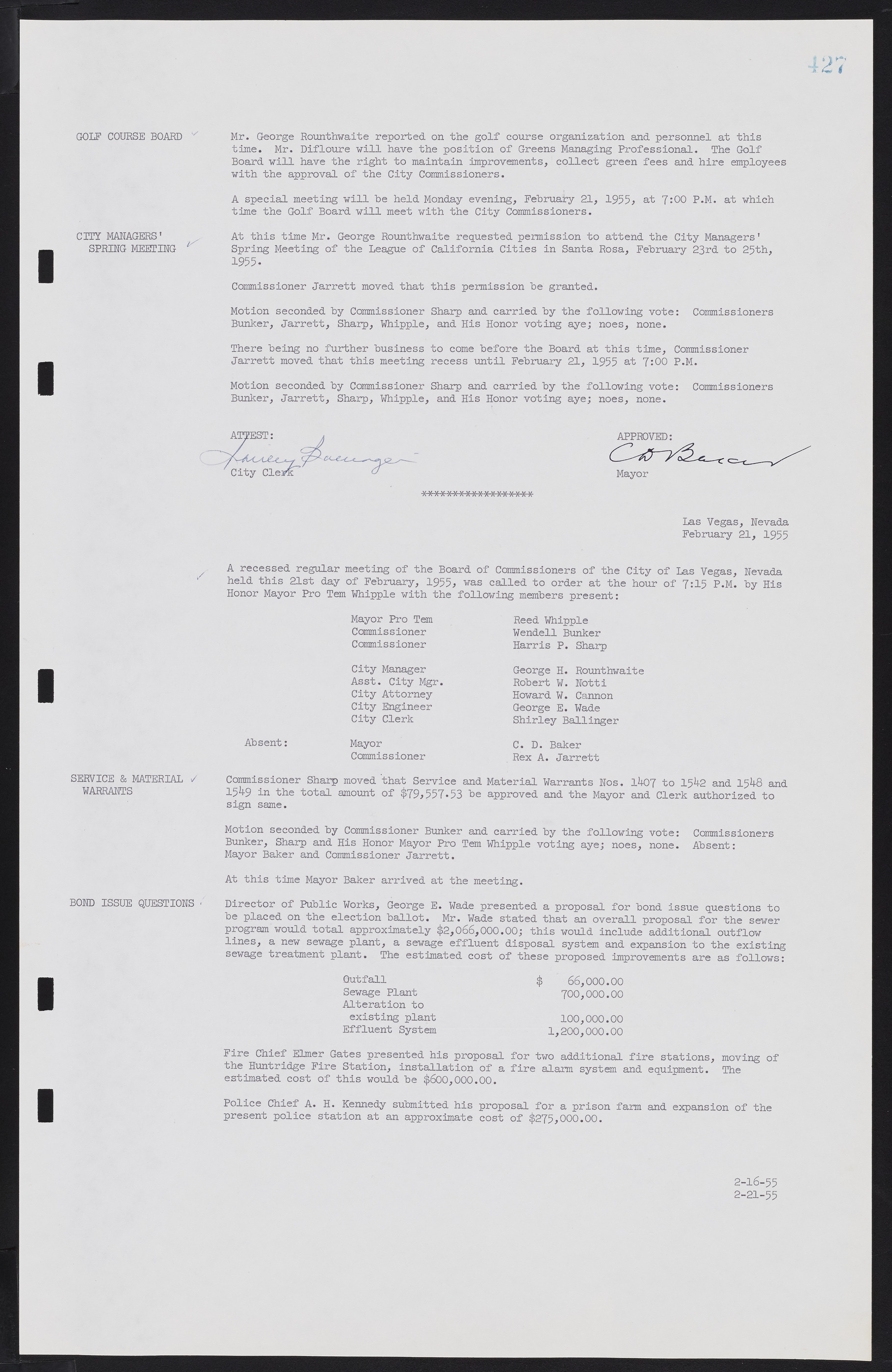 Las Vegas City Commission Minutes, February 17, 1954 to September 21, 1955, lvc000009-433