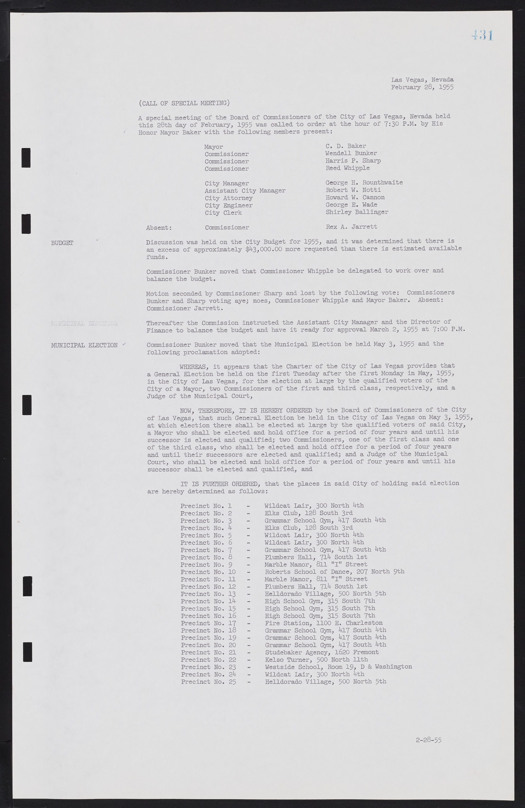 Las Vegas City Commission Minutes, February 17, 1954 to September 21, 1955, lvc000009-437