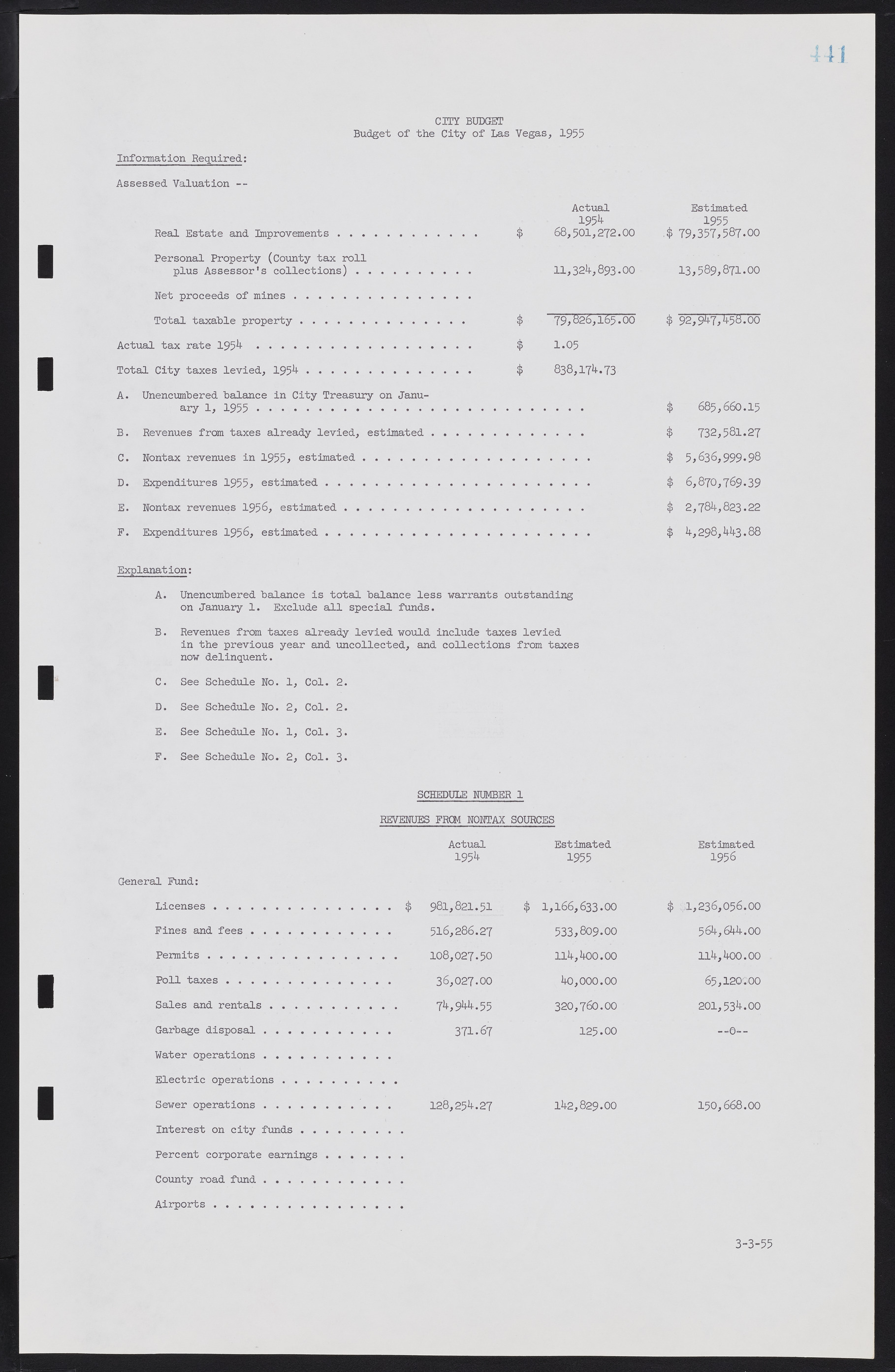 Las Vegas City Commission Minutes, February 17, 1954 to September 21, 1955, lvc000009-447