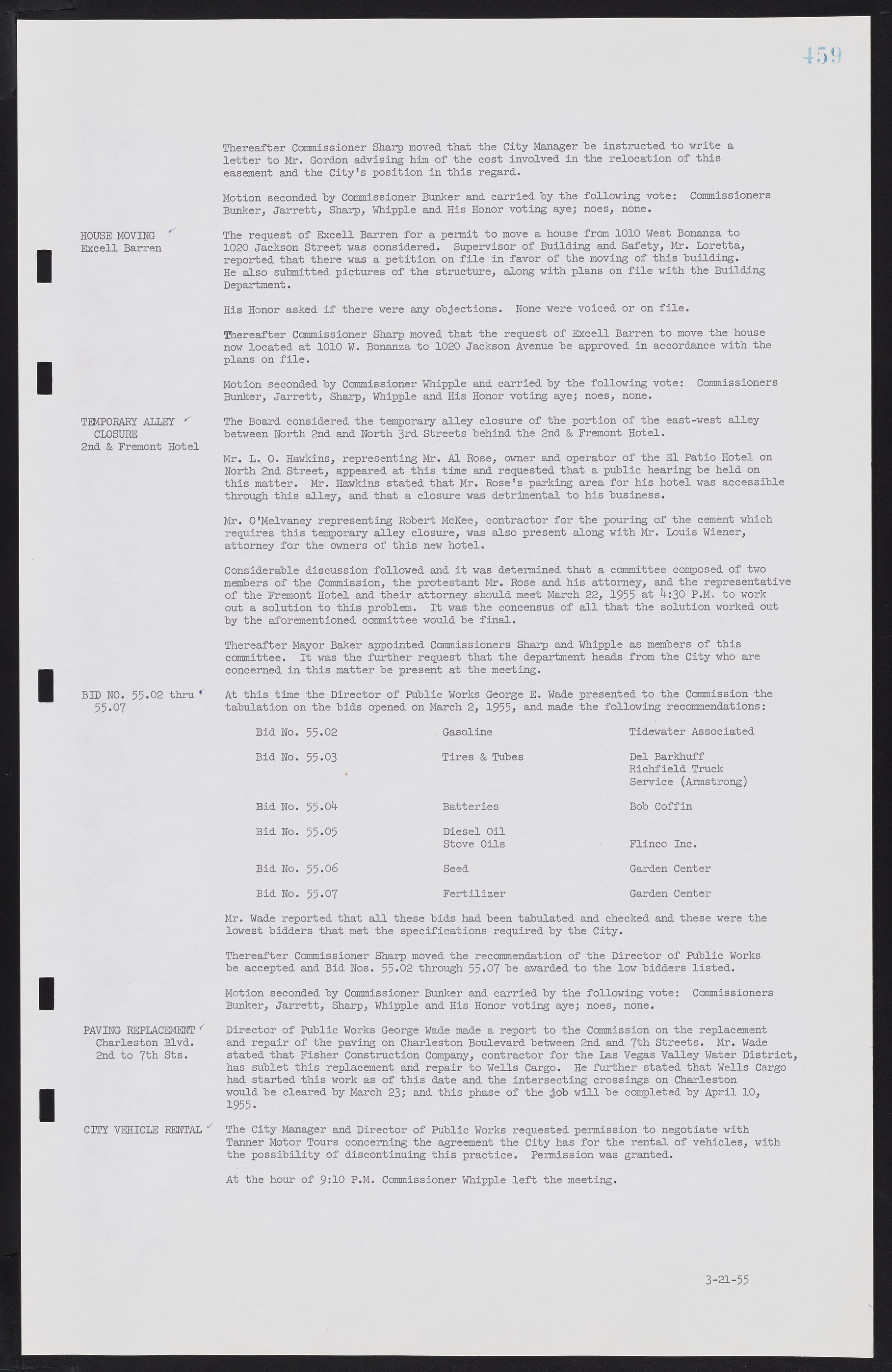 Las Vegas City Commission Minutes, February 17, 1954 to September 21, 1955, lvc000009-465