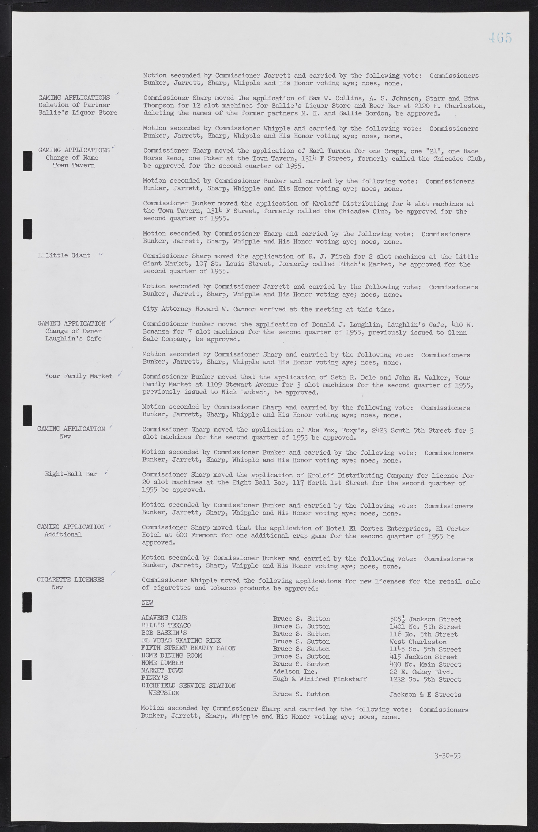 Las Vegas City Commission Minutes, February 17, 1954 to September 21, 1955, lvc000009-471