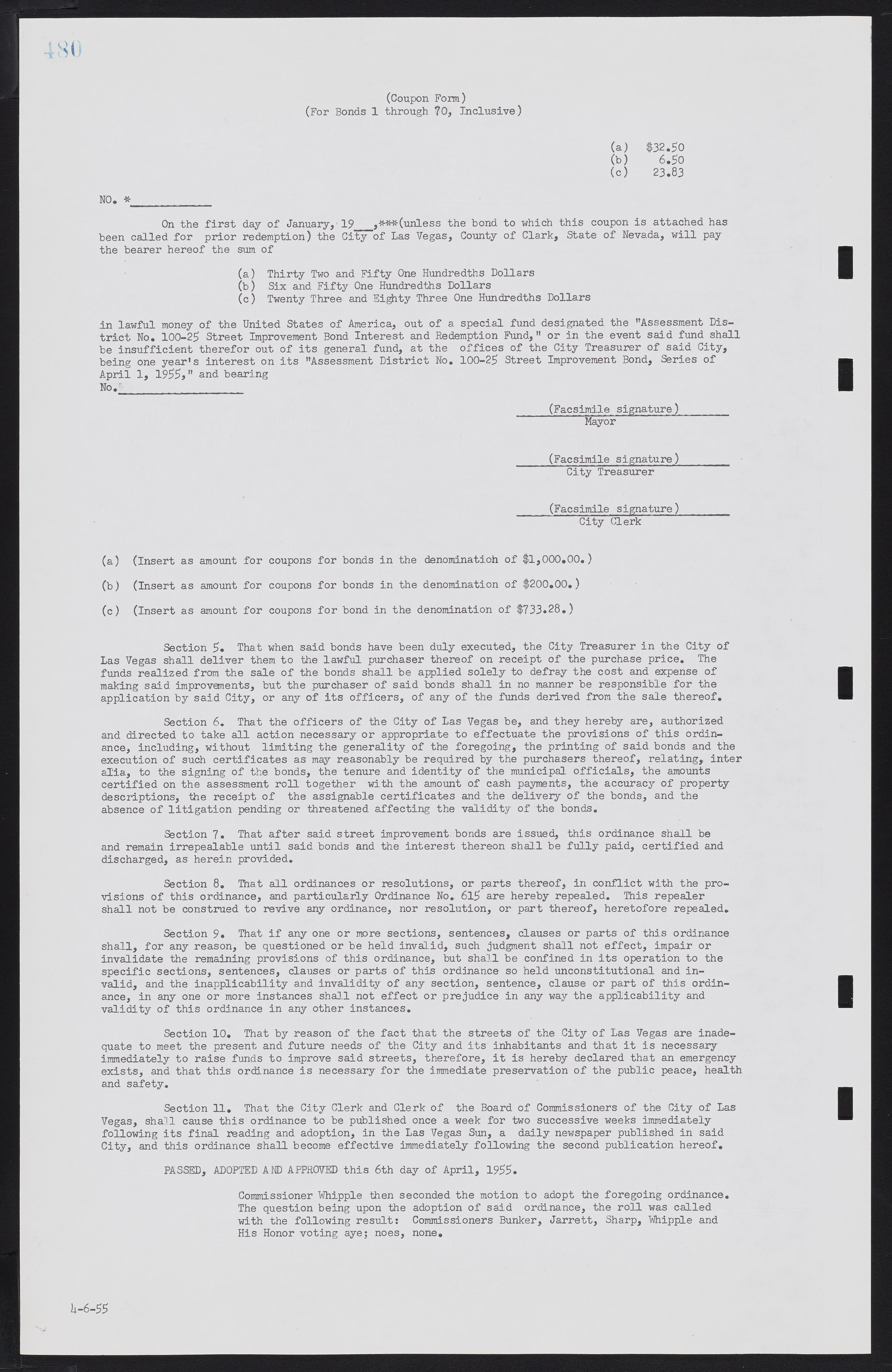 Las Vegas City Commission Minutes, February 17, 1954 to September 21, 1955, lvc000009-486