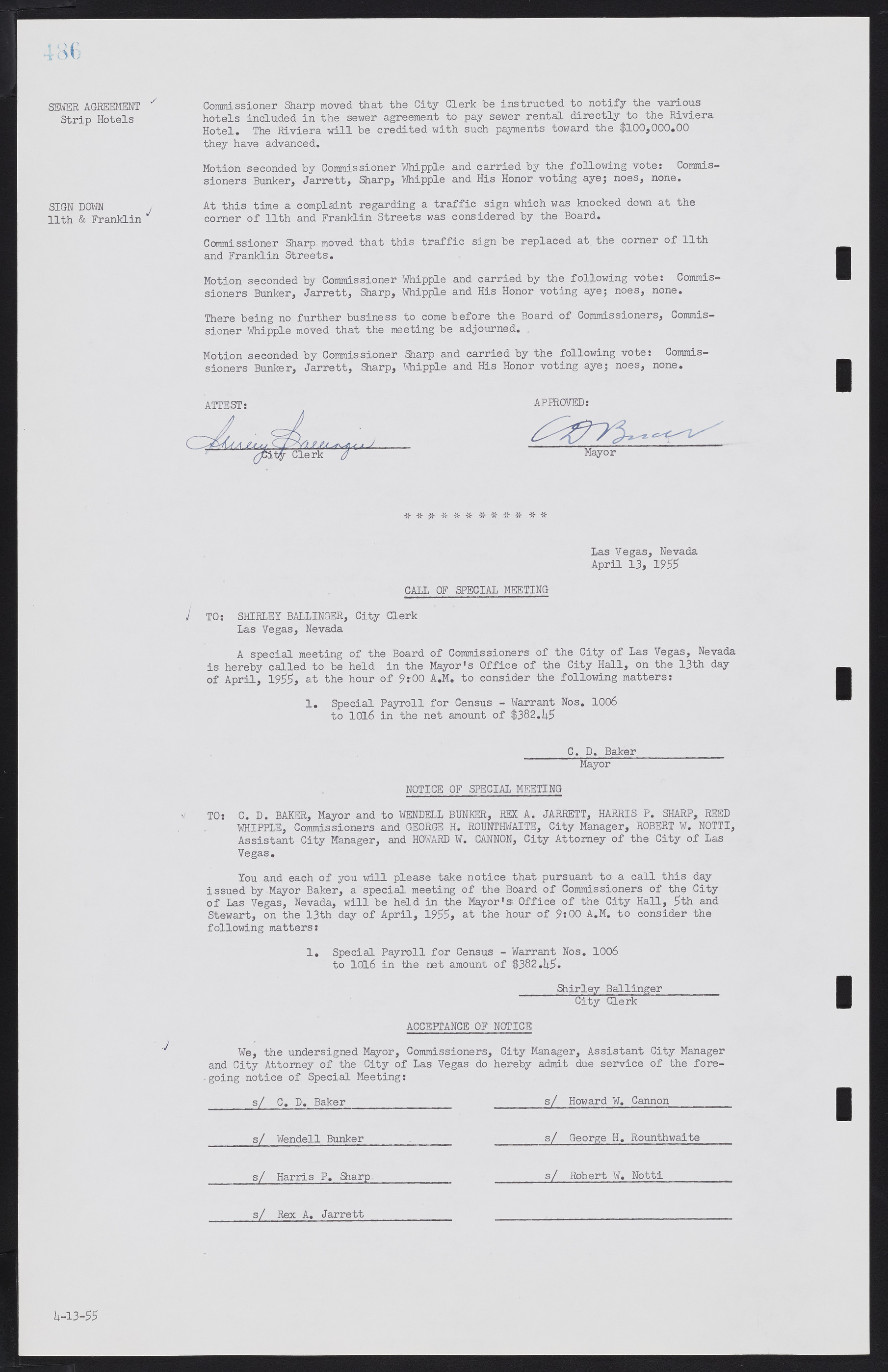Las Vegas City Commission Minutes, February 17, 1954 to September 21, 1955, lvc000009-492
