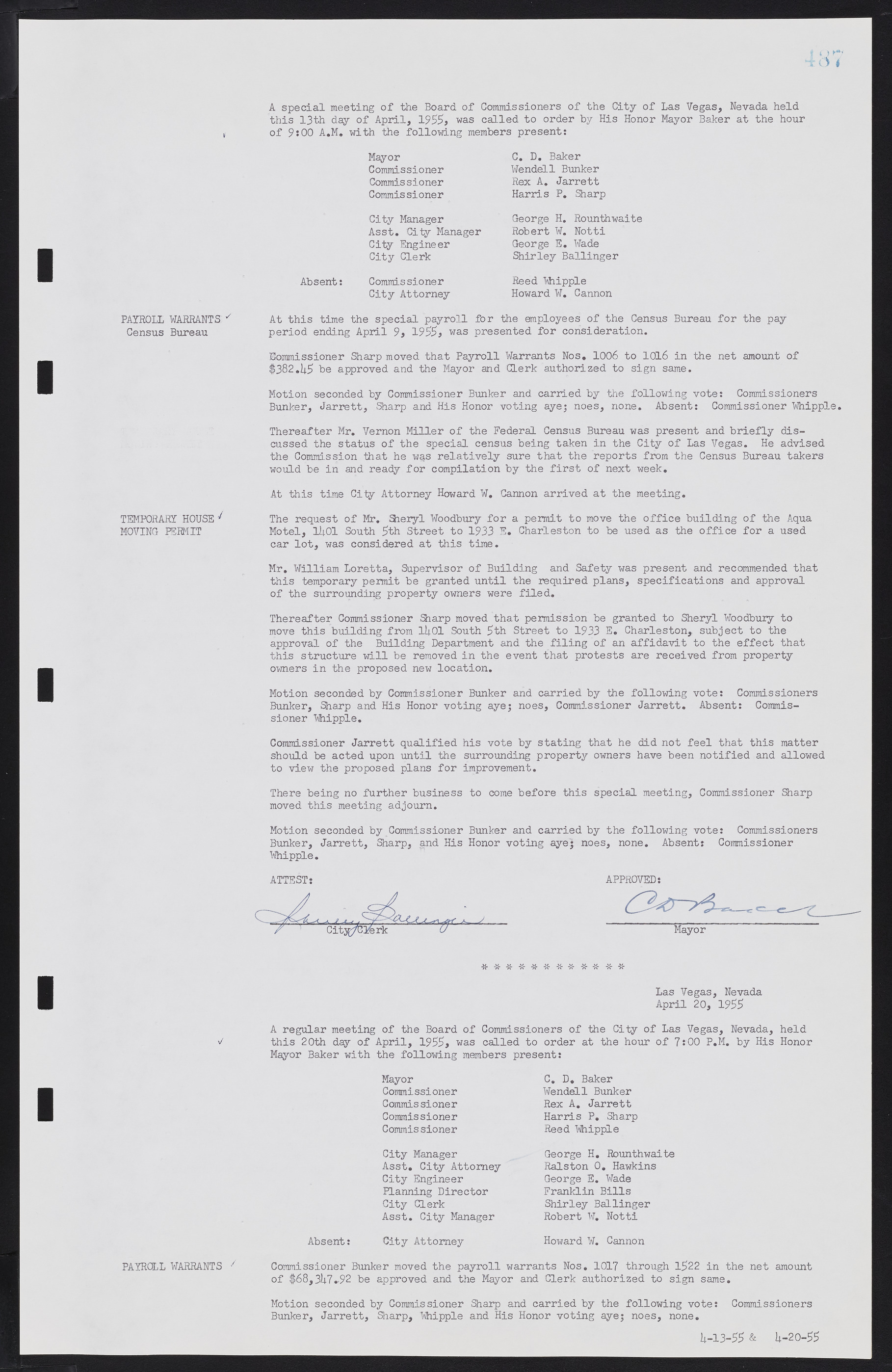 Las Vegas City Commission Minutes, February 17, 1954 to September 21, 1955, lvc000009-493