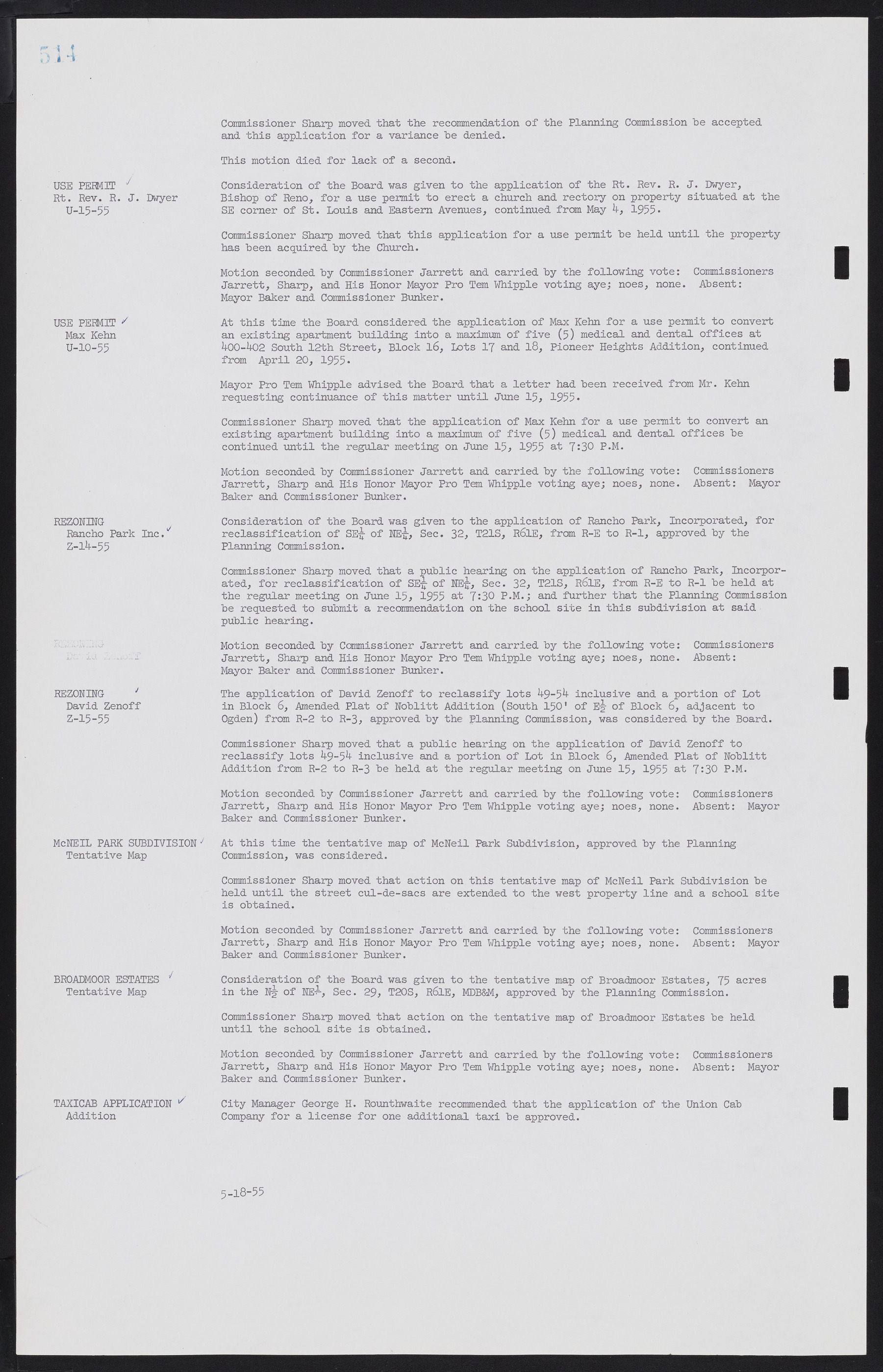 Las Vegas City Commission Minutes, February 17, 1954 to September 21, 1955, lvc000009-520