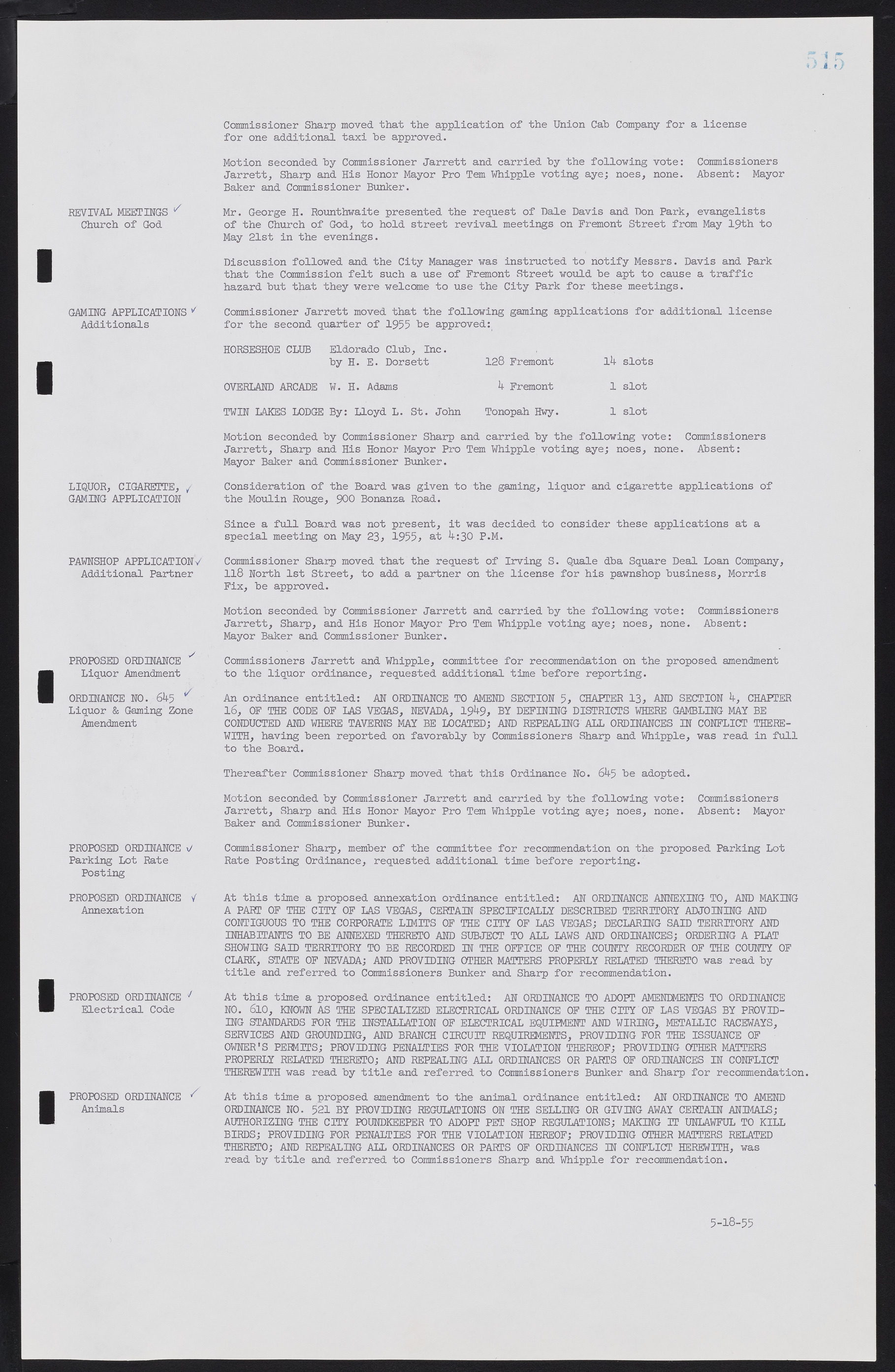 Las Vegas City Commission Minutes, February 17, 1954 to September 21, 1955, lvc000009-521