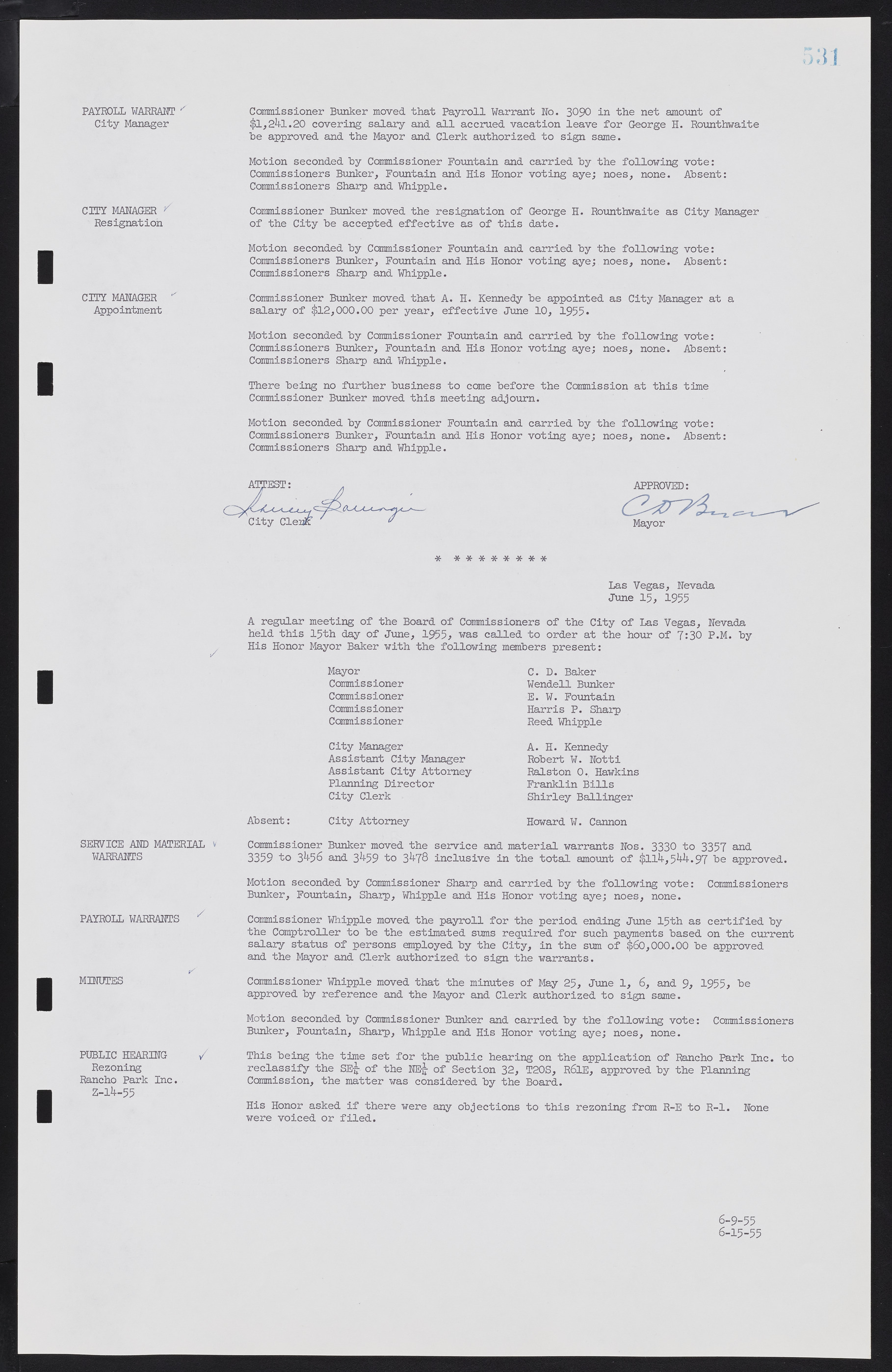 Las Vegas City Commission Minutes, February 17, 1954 to September 21, 1955, lvc000009-537