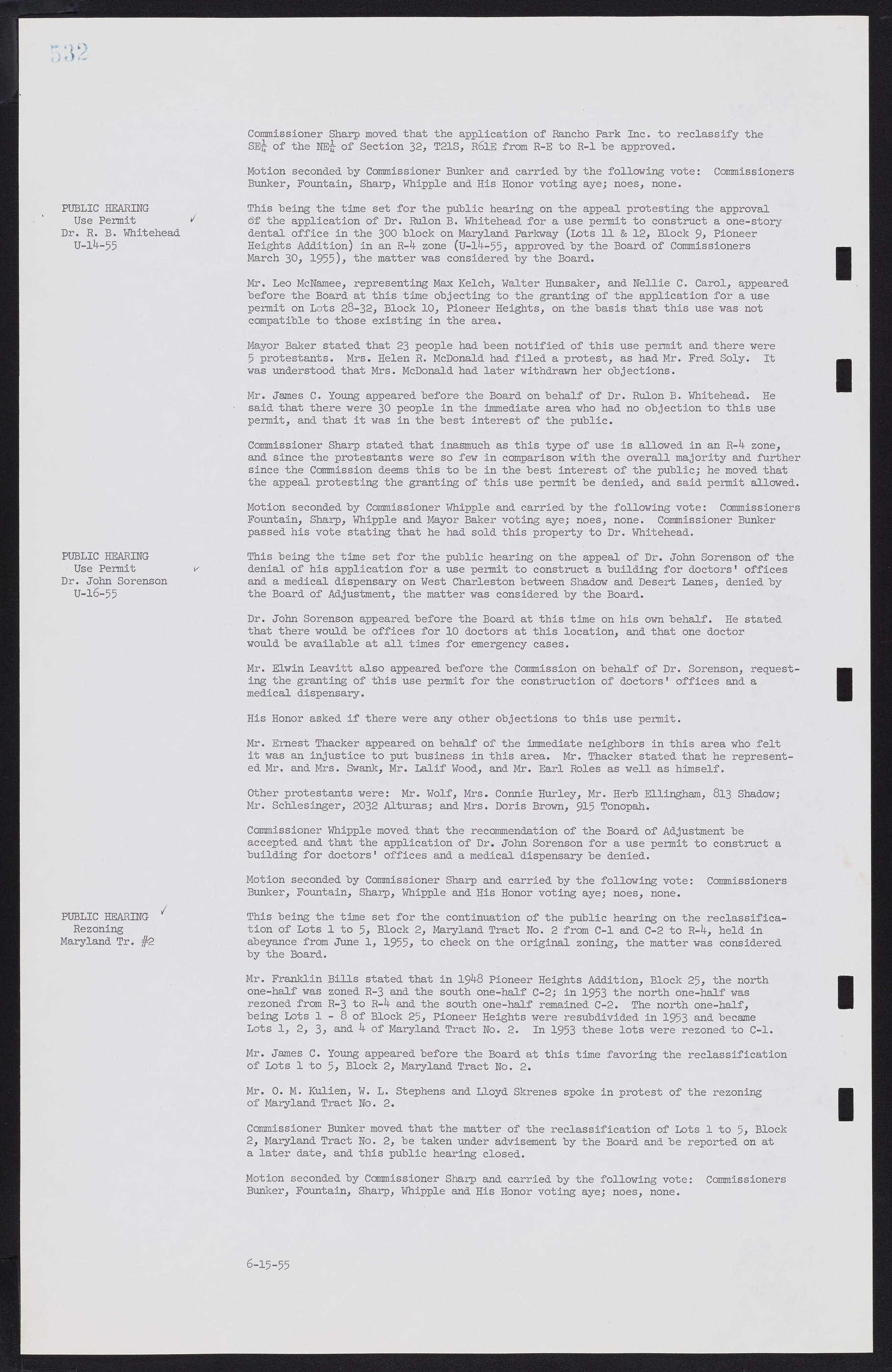 Las Vegas City Commission Minutes, February 17, 1954 to September 21, 1955, lvc000009-538