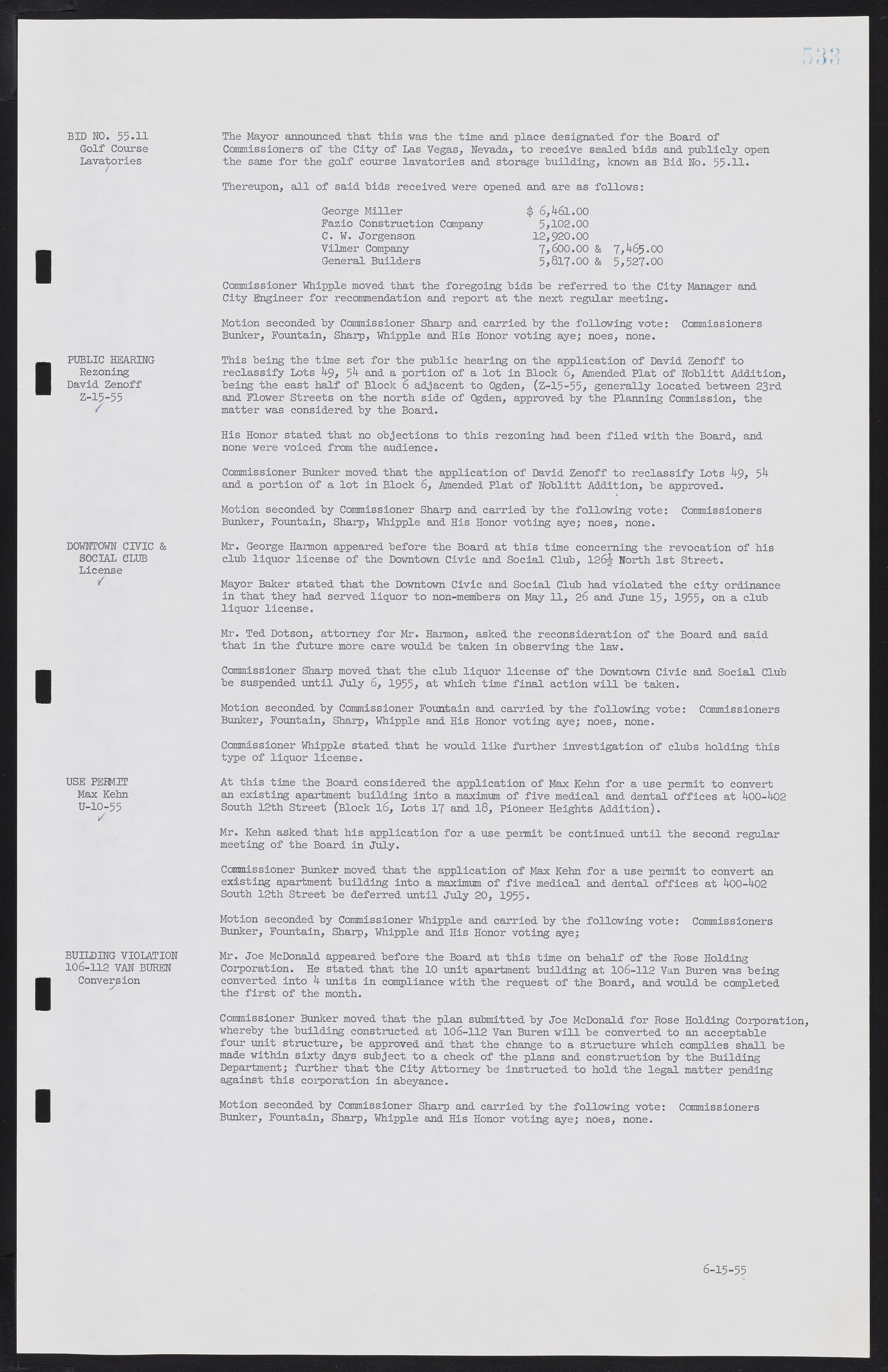 Las Vegas City Commission Minutes, February 17, 1954 to September 21, 1955, lvc000009-539