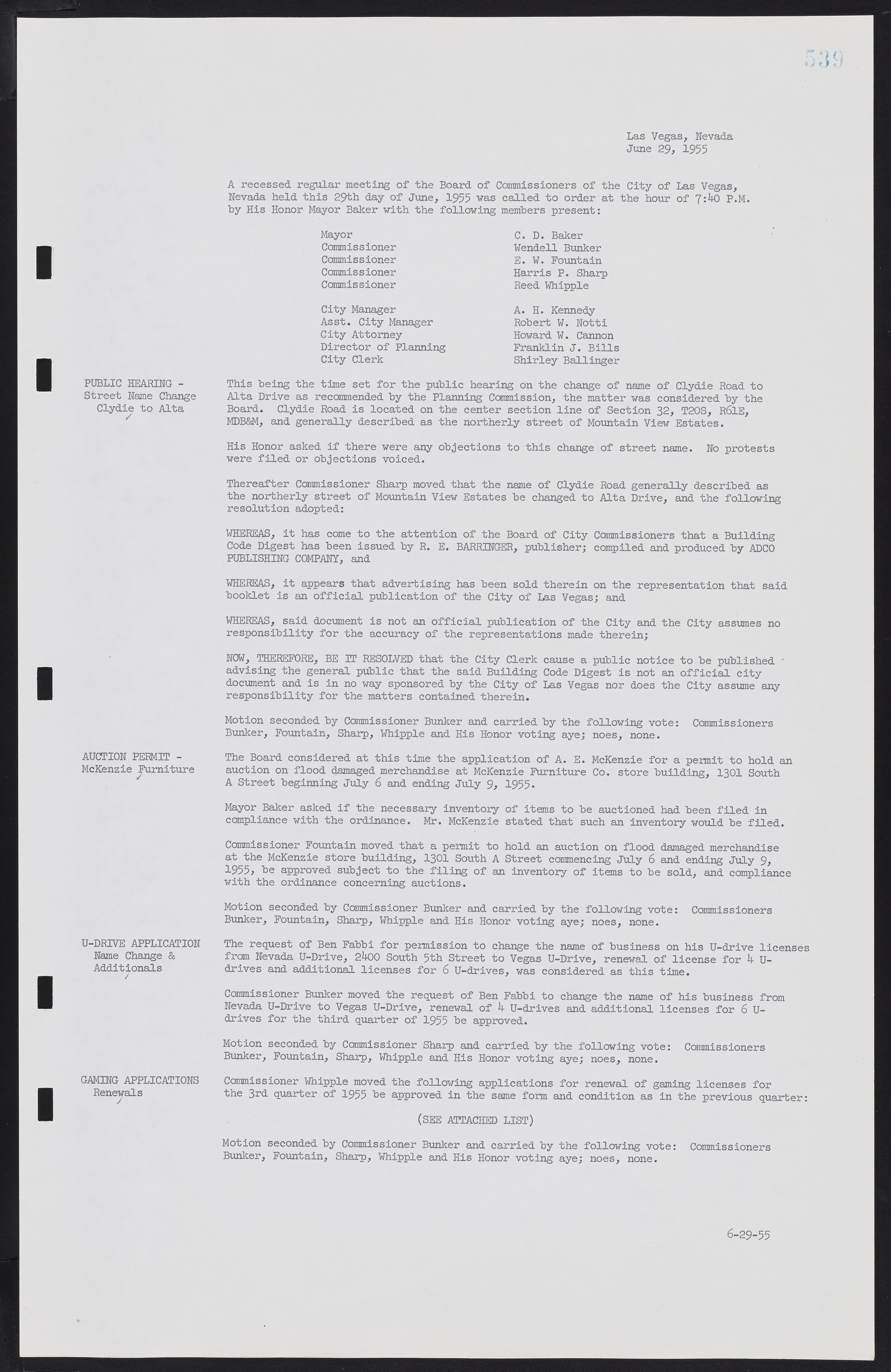 Las Vegas City Commission Minutes, February 17, 1954 to September 21, 1955, lvc000009-545