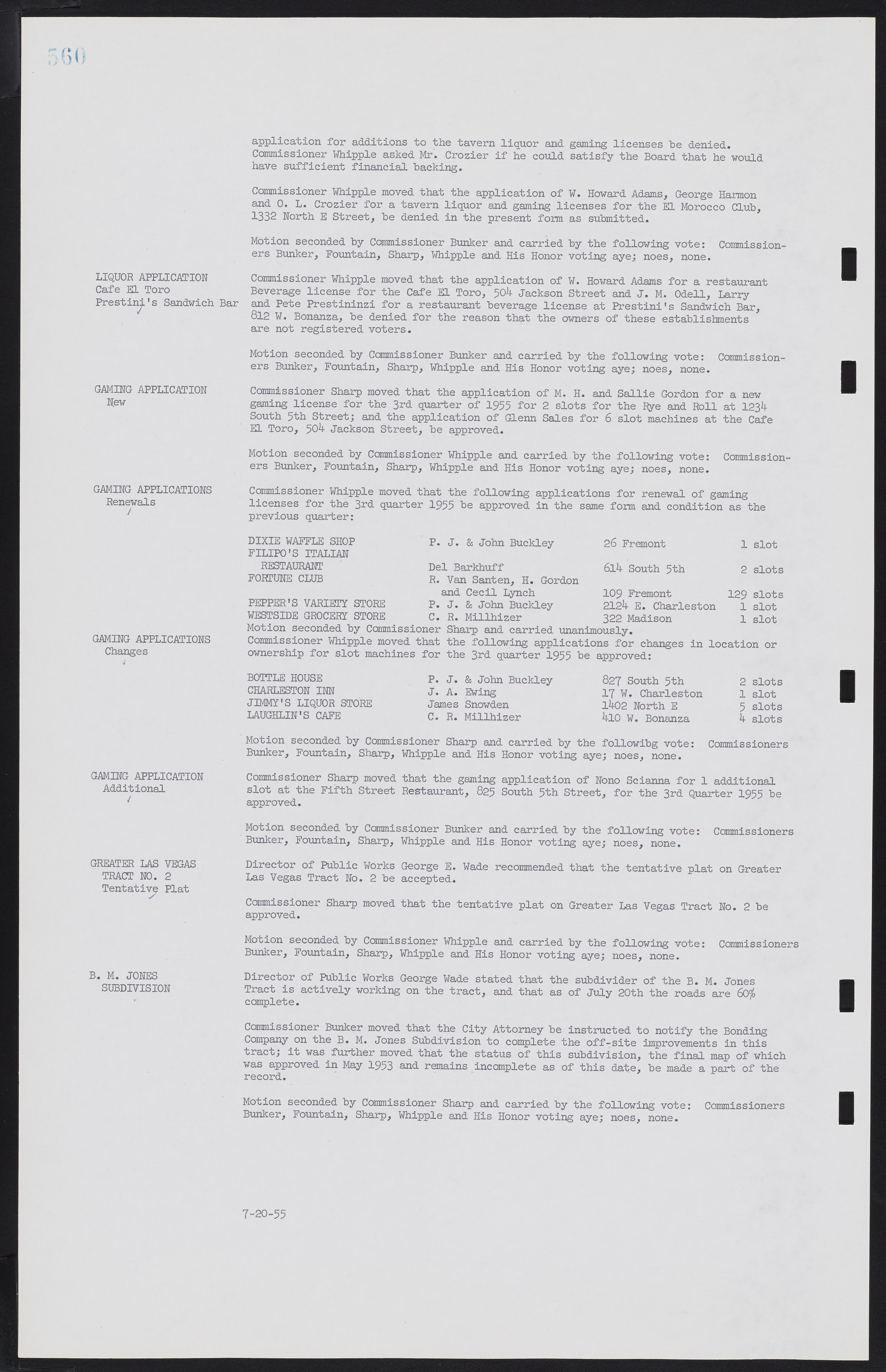 Las Vegas City Commission Minutes, February 17, 1954 to September 21, 1955, lvc000009-566