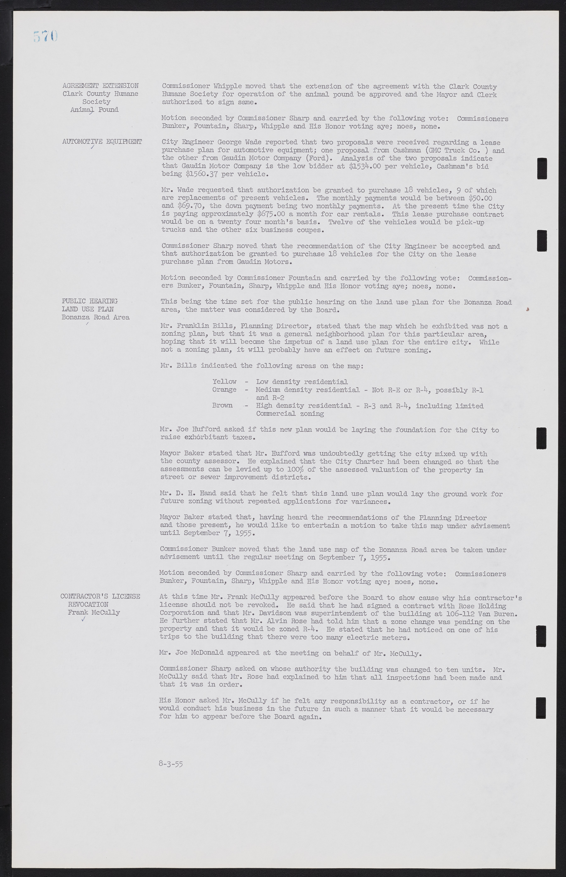 Las Vegas City Commission Minutes, February 17, 1954 to September 21, 1955, lvc000009-576
