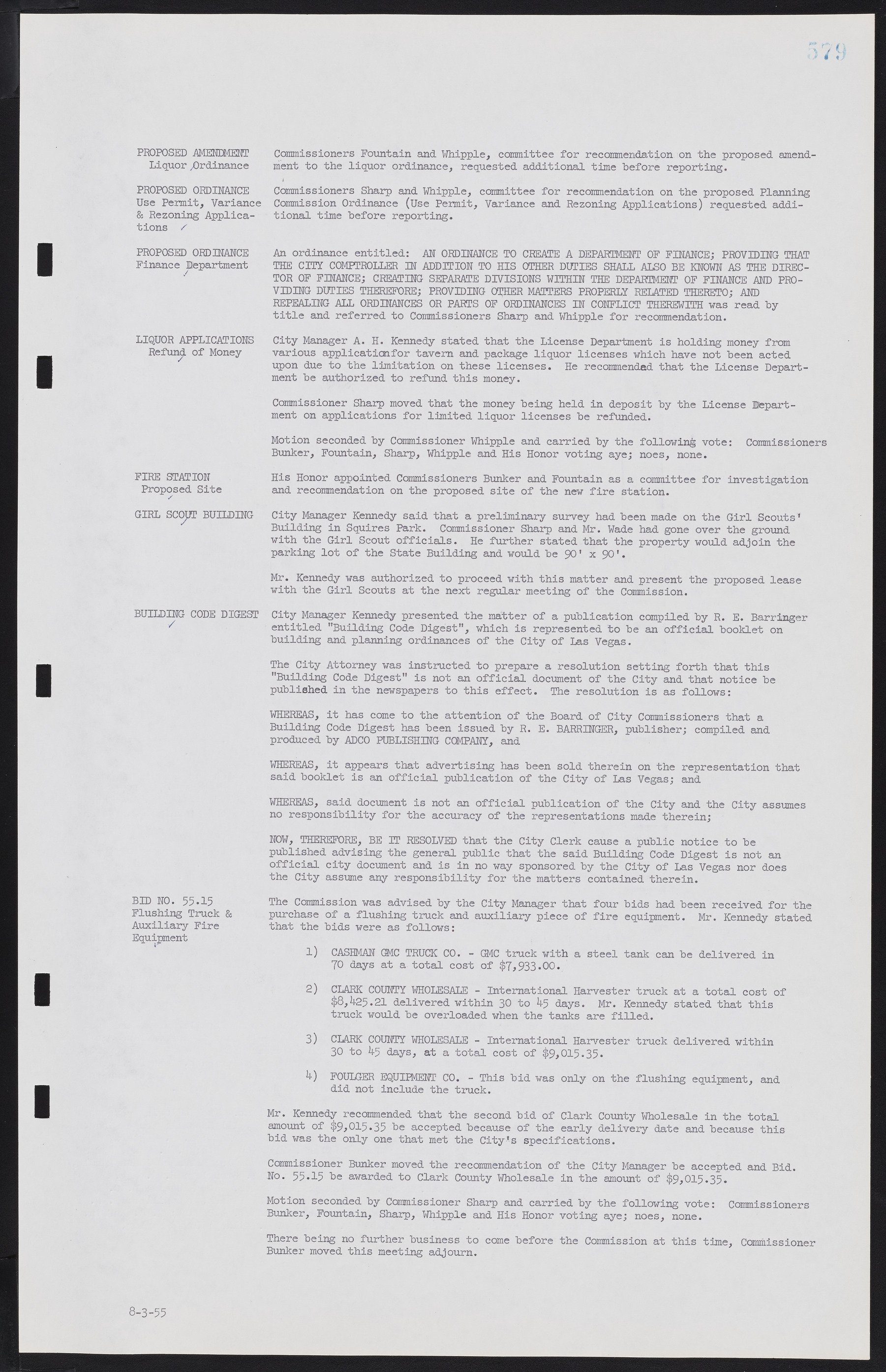 Las Vegas City Commission Minutes, February 17, 1954 to September 21, 1955, lvc000009-585