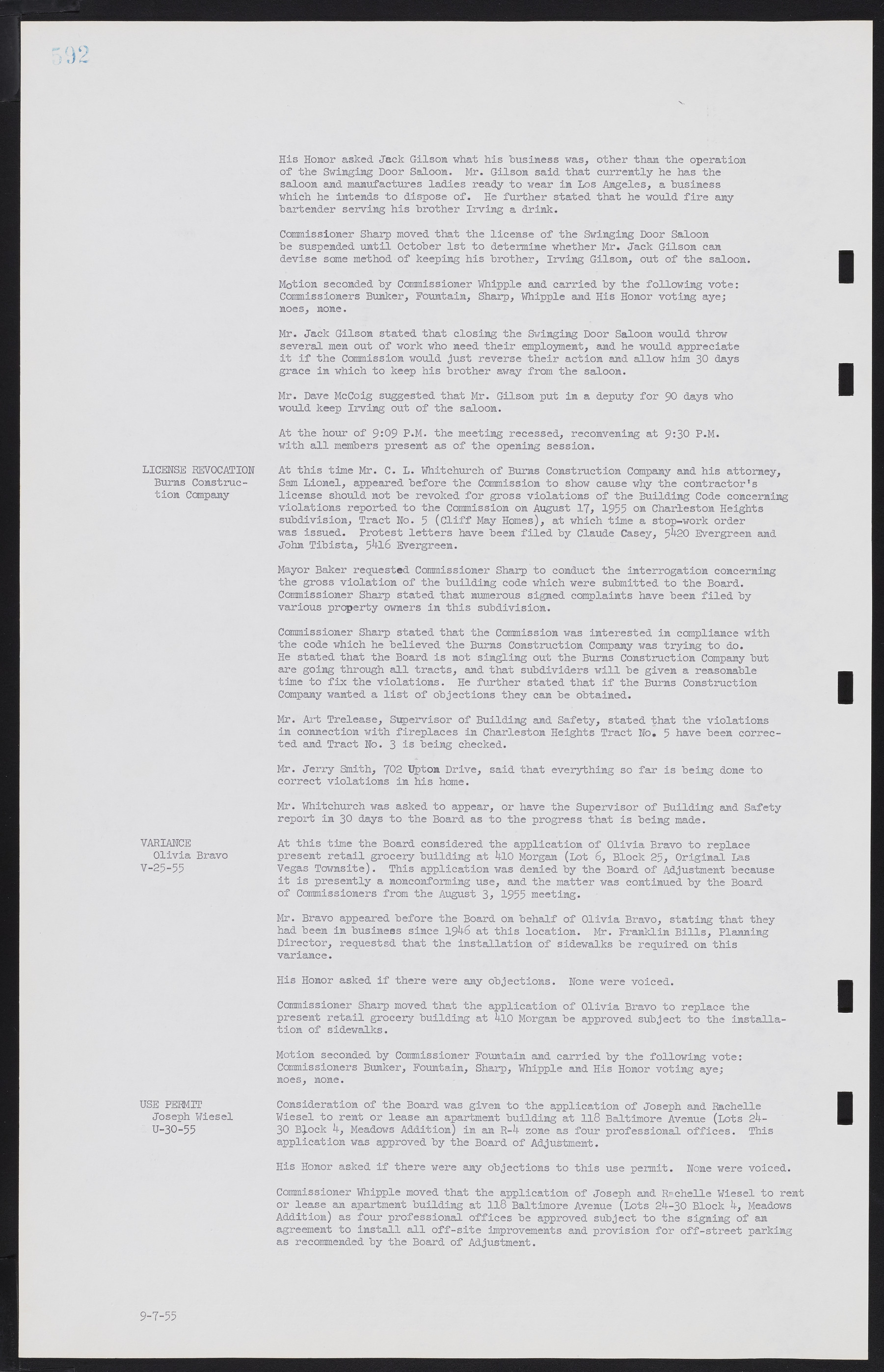 Las Vegas City Commission Minutes, February 17, 1954 to September 21, 1955, lvc000009-598