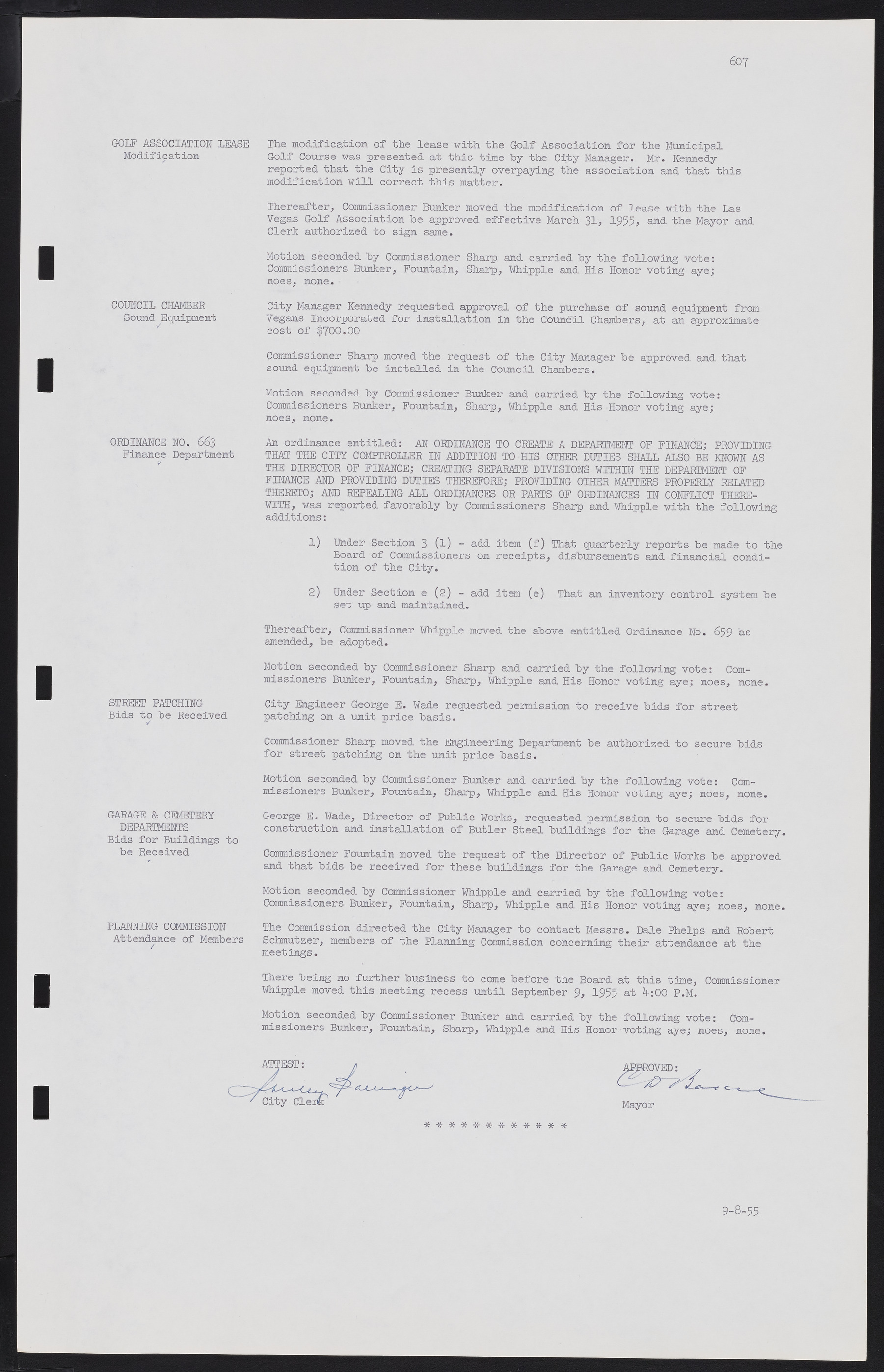 Las Vegas City Commission Minutes, February 17, 1954 to September 21, 1955, lvc000009-613