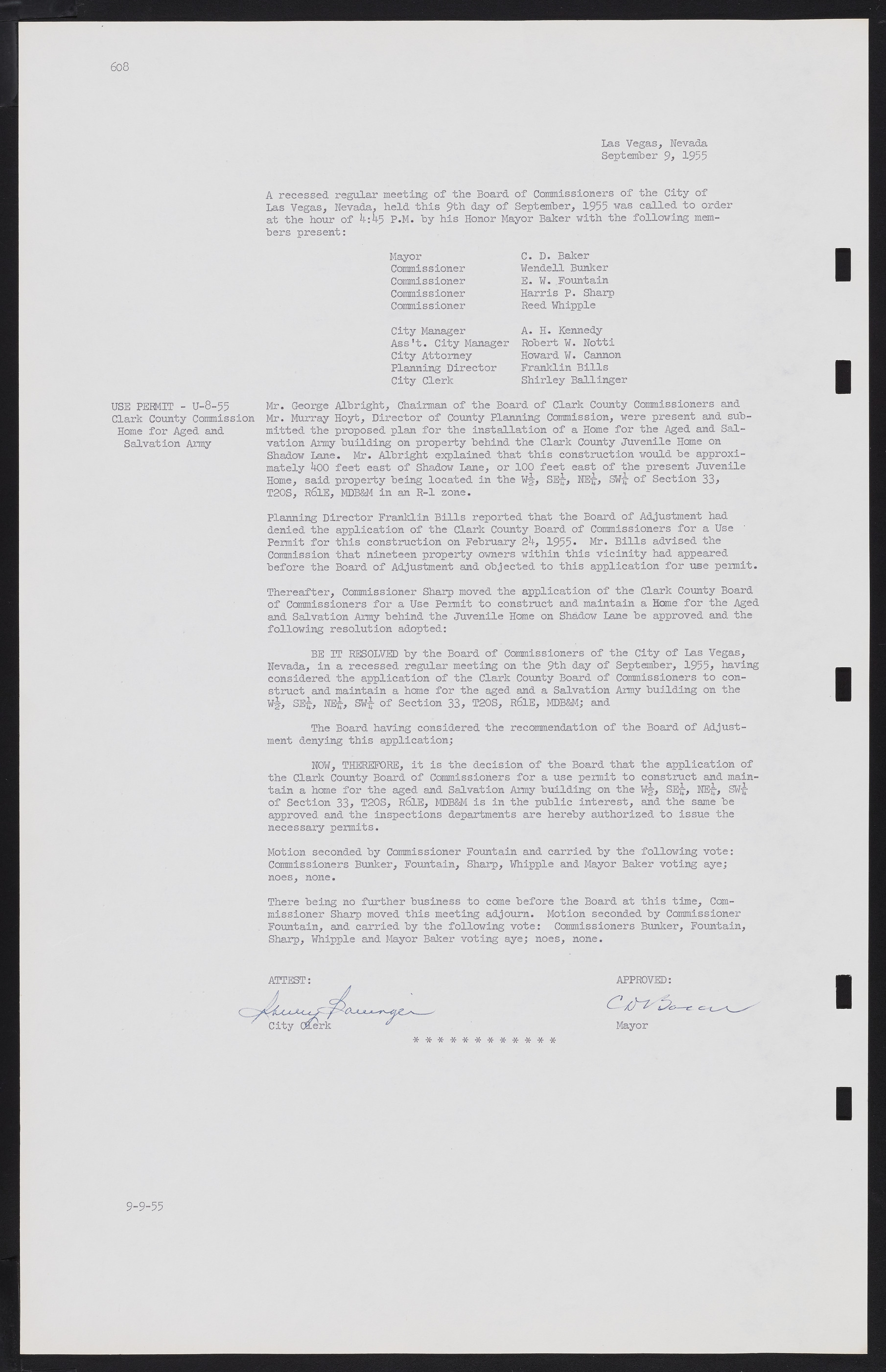 Las Vegas City Commission Minutes, February 17, 1954 to September 21, 1955, lvc000009-614
