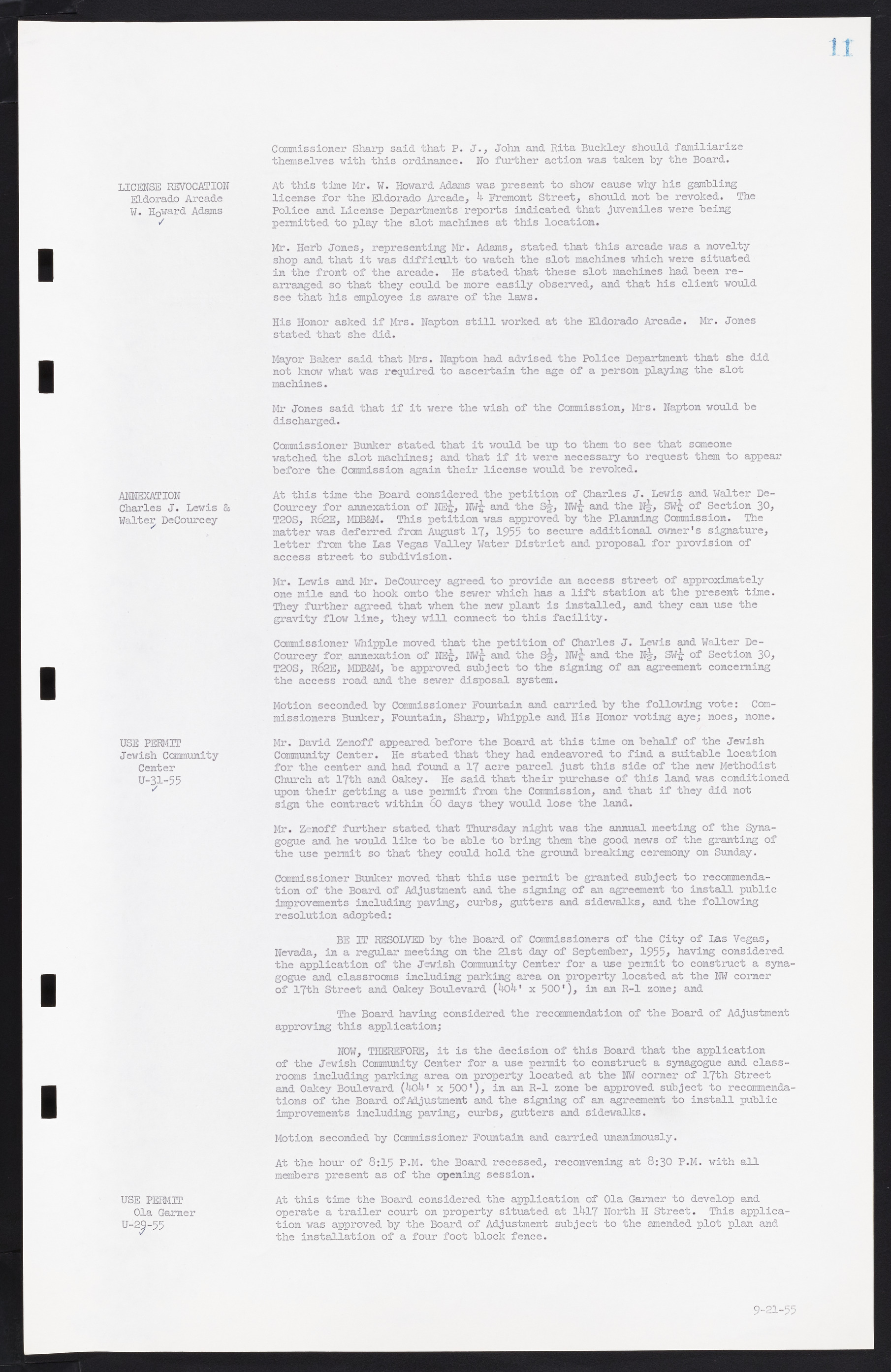 Las Vegas City Commission Minutes, September 21, 1955 to November 20, 1957, lvc000010-17