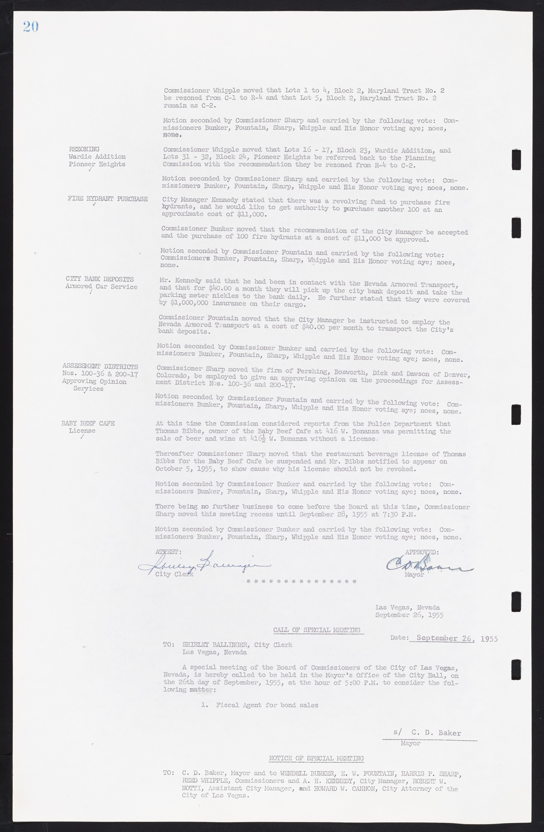 Las Vegas City Commission Minutes, September 21, 1955 to November 20, 1957, lvc000010-26