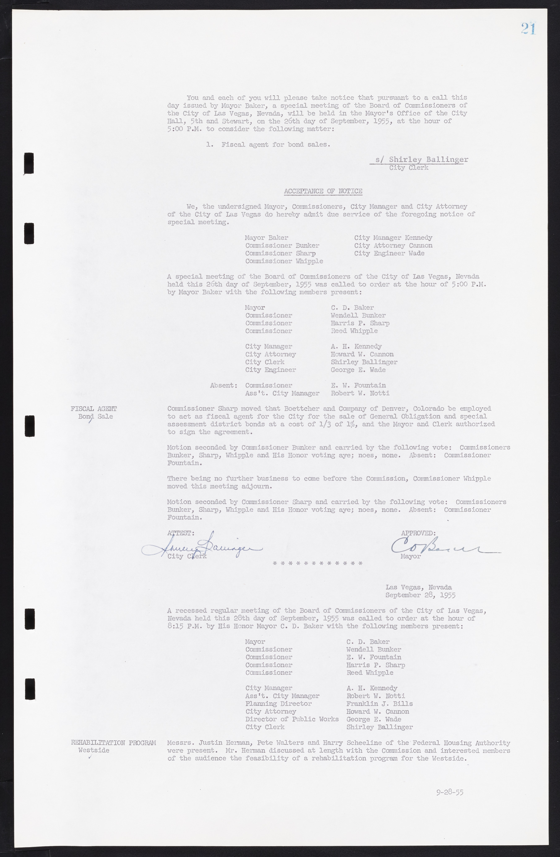Las Vegas City Commission Minutes, September 21, 1955 to November 20, 1957, lvc000010-27