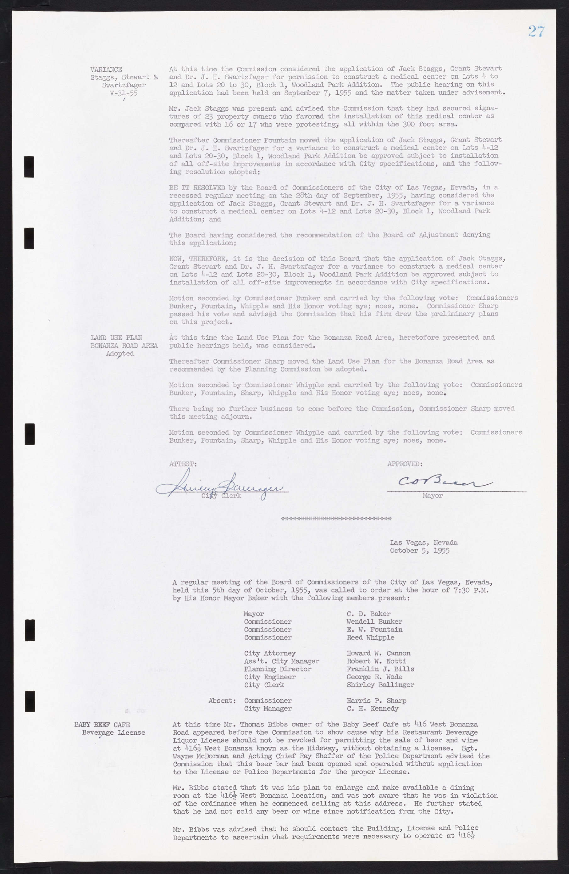 Las Vegas City Commission Minutes, September 21, 1955 to November 20, 1957, lvc000010-33