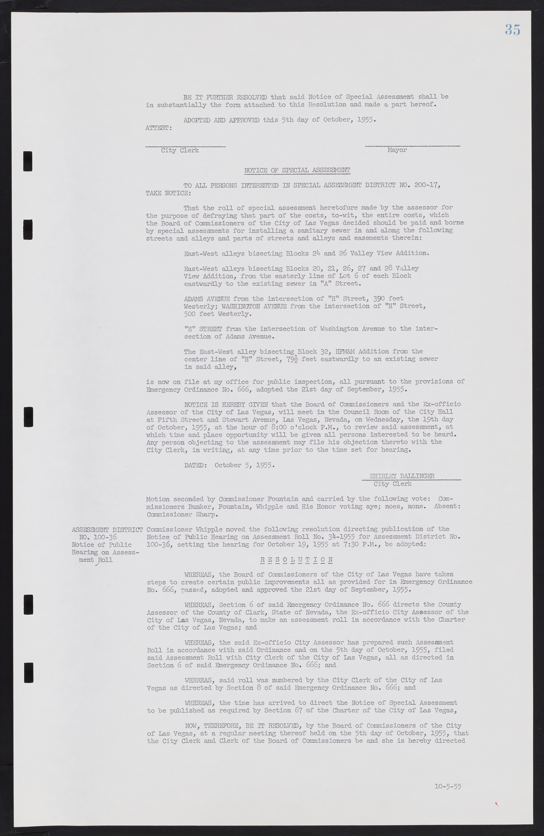 Las Vegas City Commission Minutes, September 21, 1955 to November 20, 1957, lvc000010-41