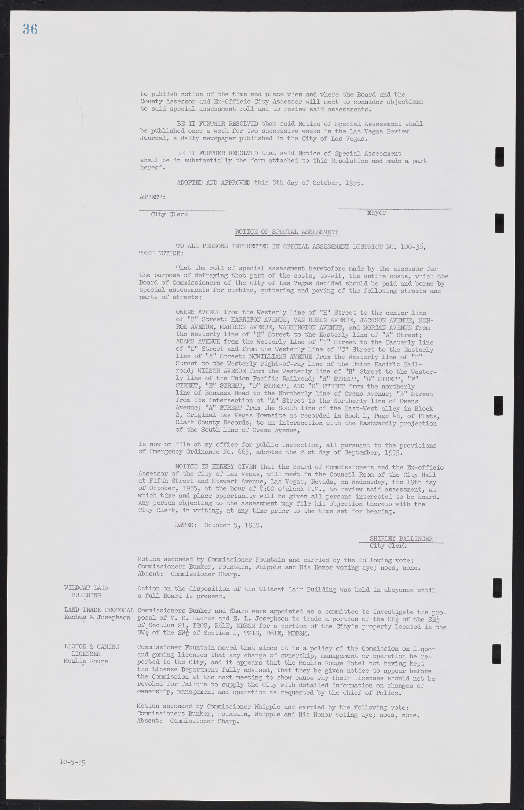 Las Vegas City Commission Minutes, September 21, 1955 to November 20, 1957, lvc000010-42