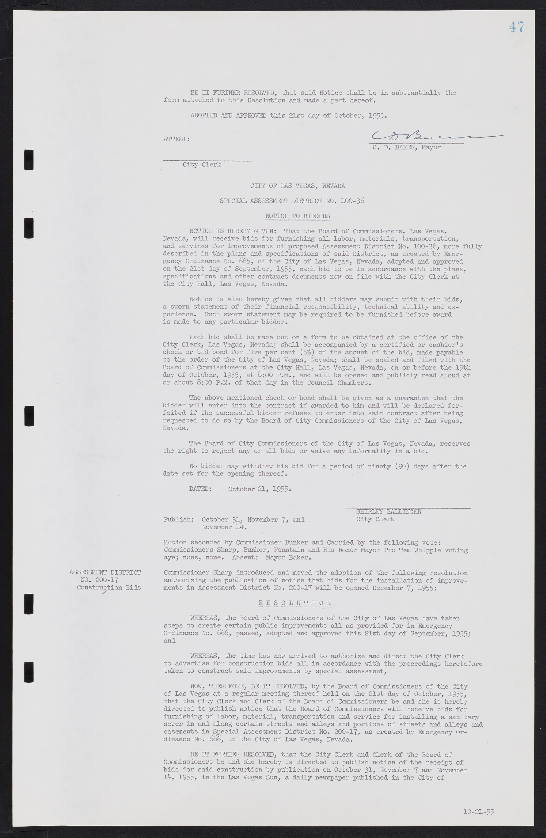 Las Vegas City Commission Minutes, September 21, 1955 to November 20, 1957, lvc000010-53