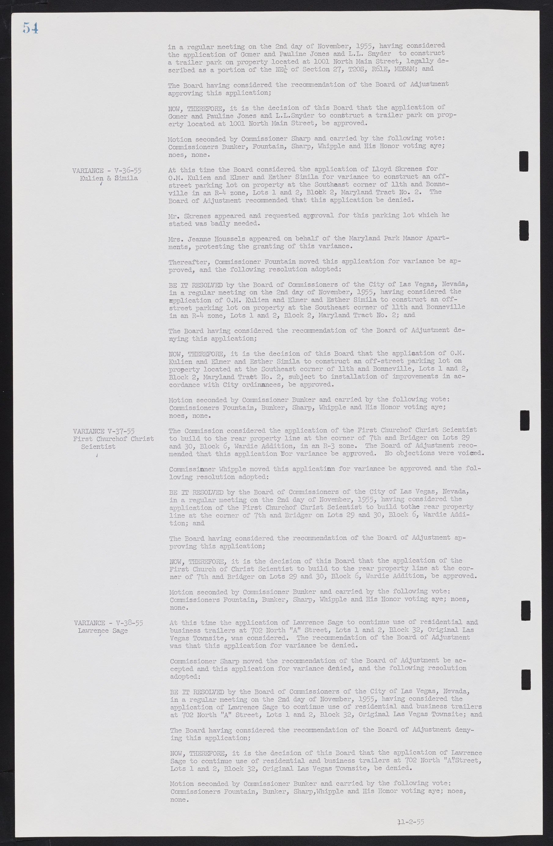 Las Vegas City Commission Minutes, September 21, 1955 to November 20, 1957, lvc000010-62