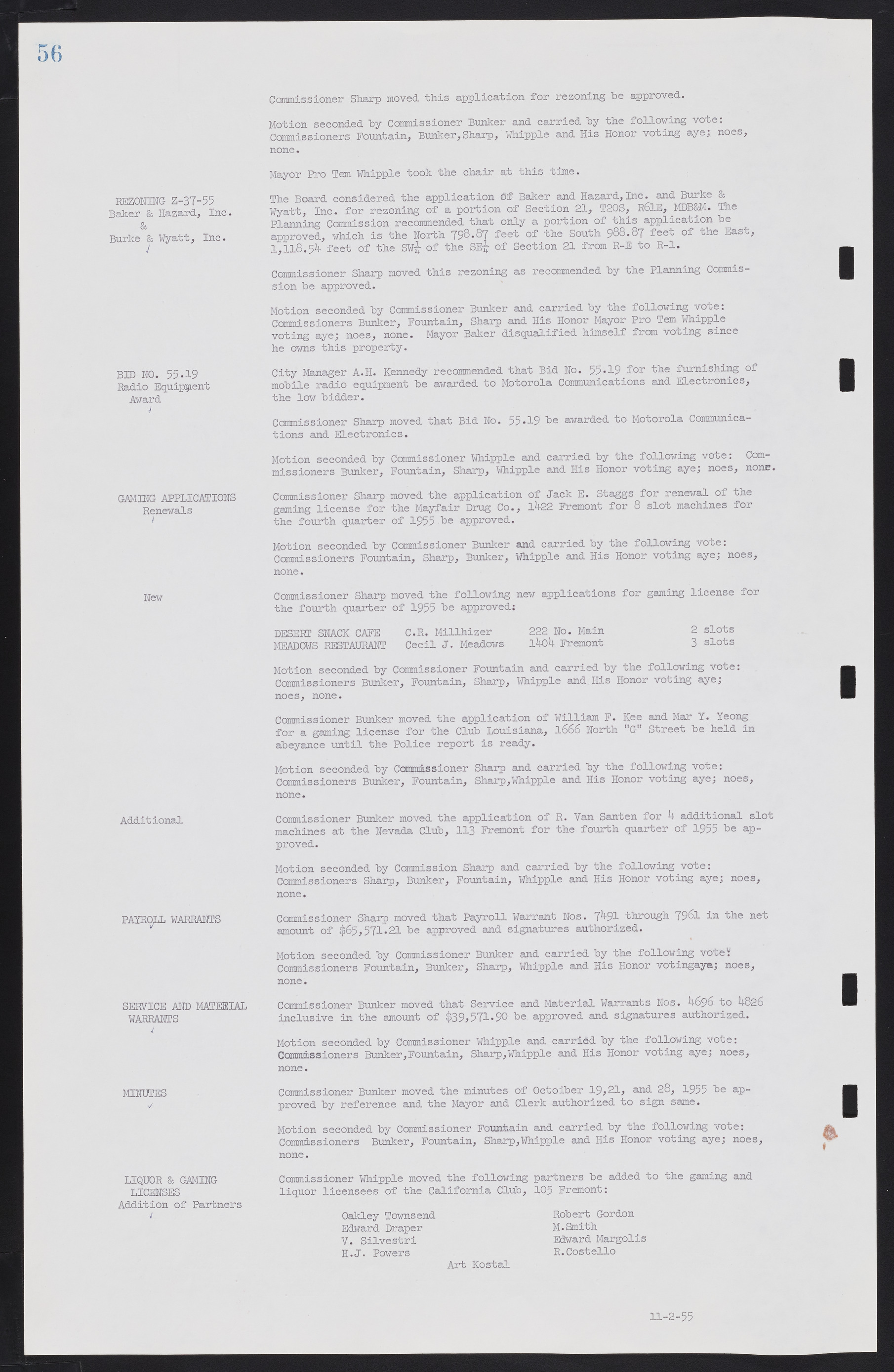 Las Vegas City Commission Minutes, September 21, 1955 to November 20, 1957, lvc000010-64