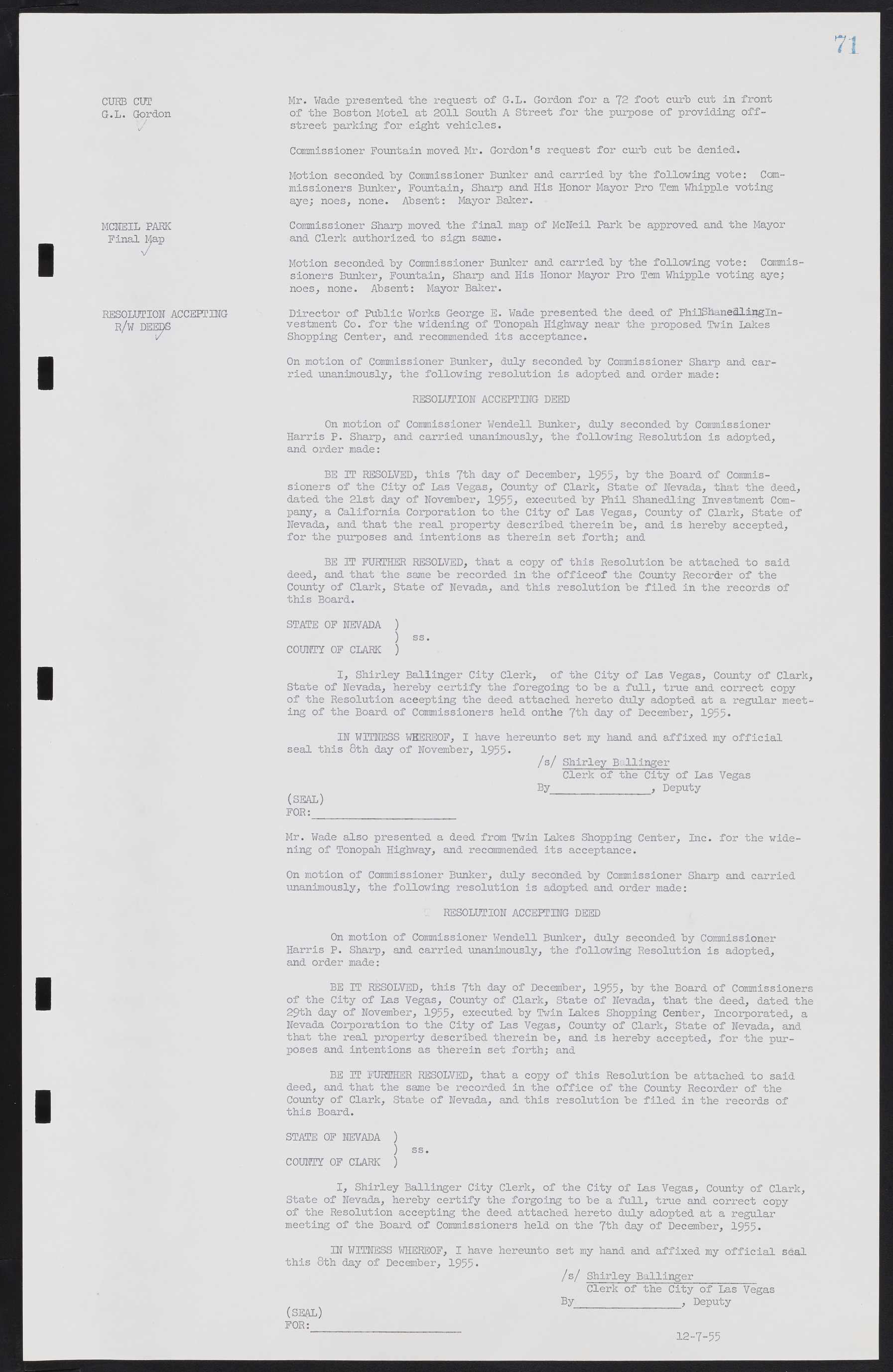 Las Vegas City Commission Minutes, September 21, 1955 to November 20, 1957, lvc000010-81